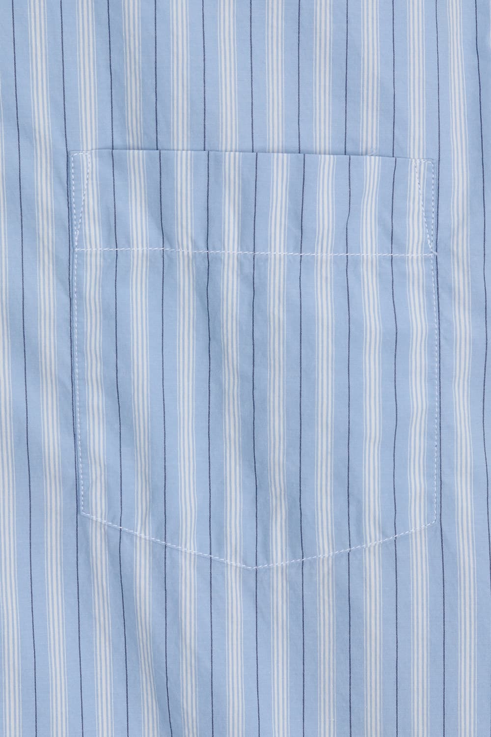 PAUL 코튼 스프라이프 포켓 105 라이트블루 셔츠