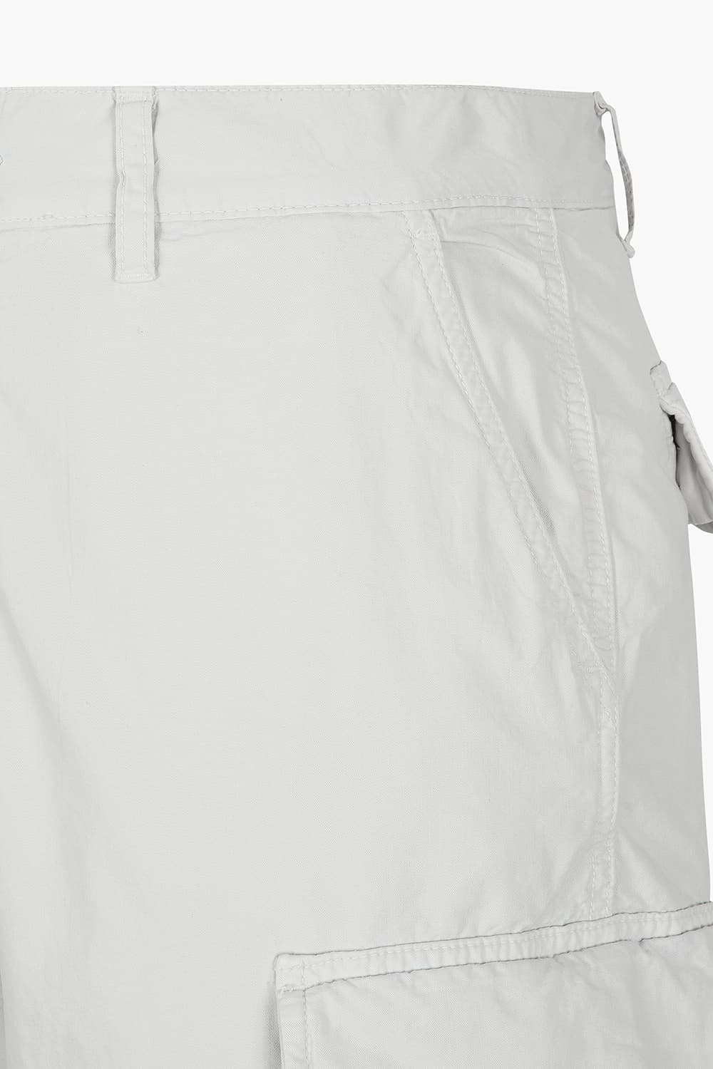 CARGO 코튼 사이드 포켓 504 라이트그레이 쇼츠