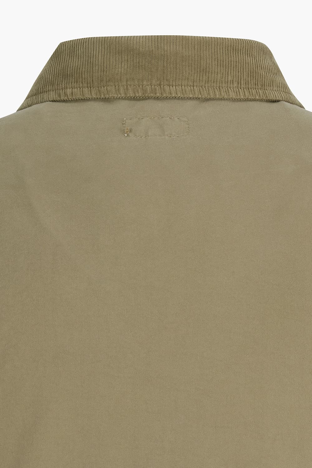 DAX 코튼 코듀로이 넥카라 110 베이지 점퍼