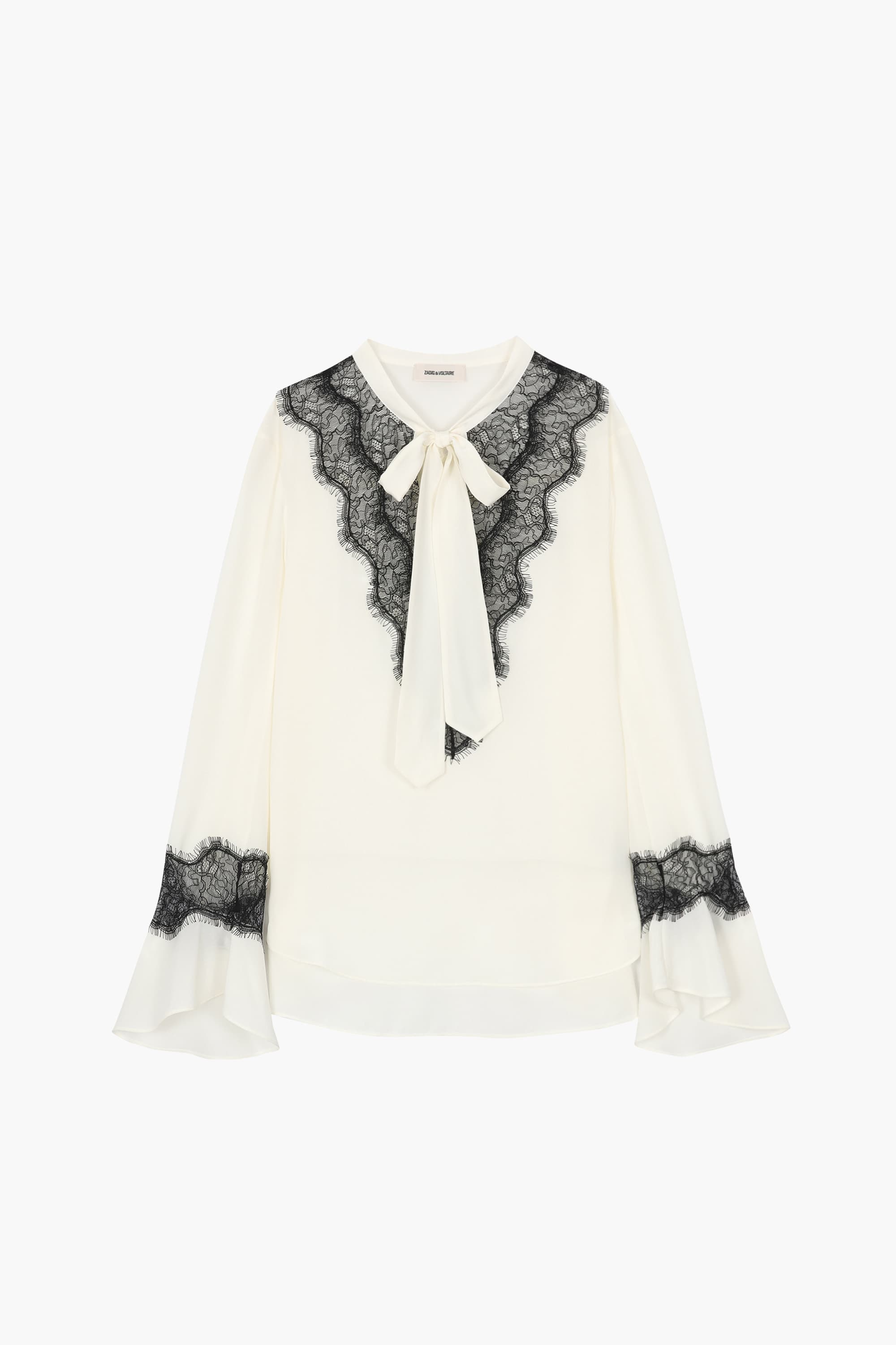 Tuan Lace Silk Blouse