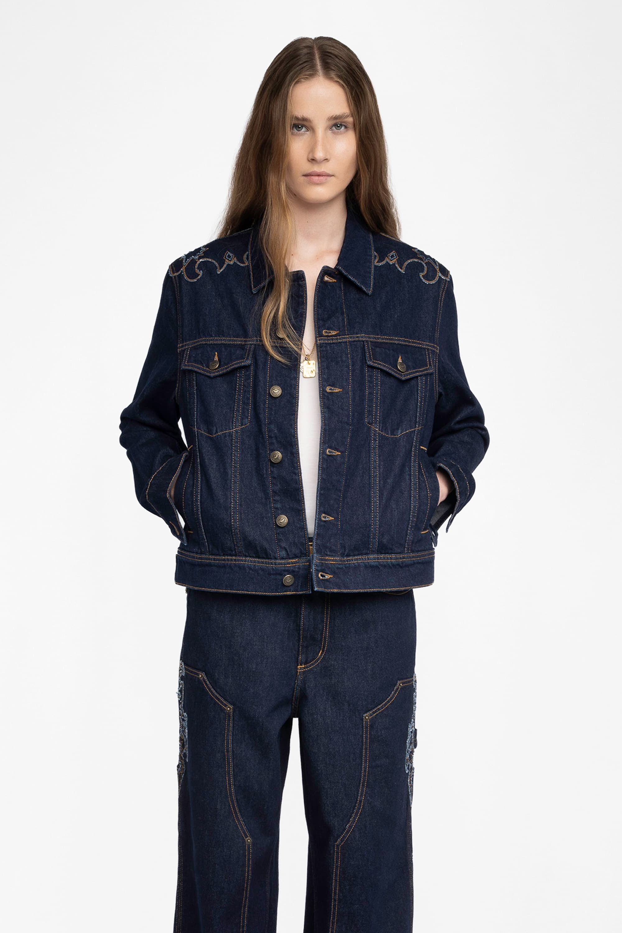 Bases Western Denim Jacket