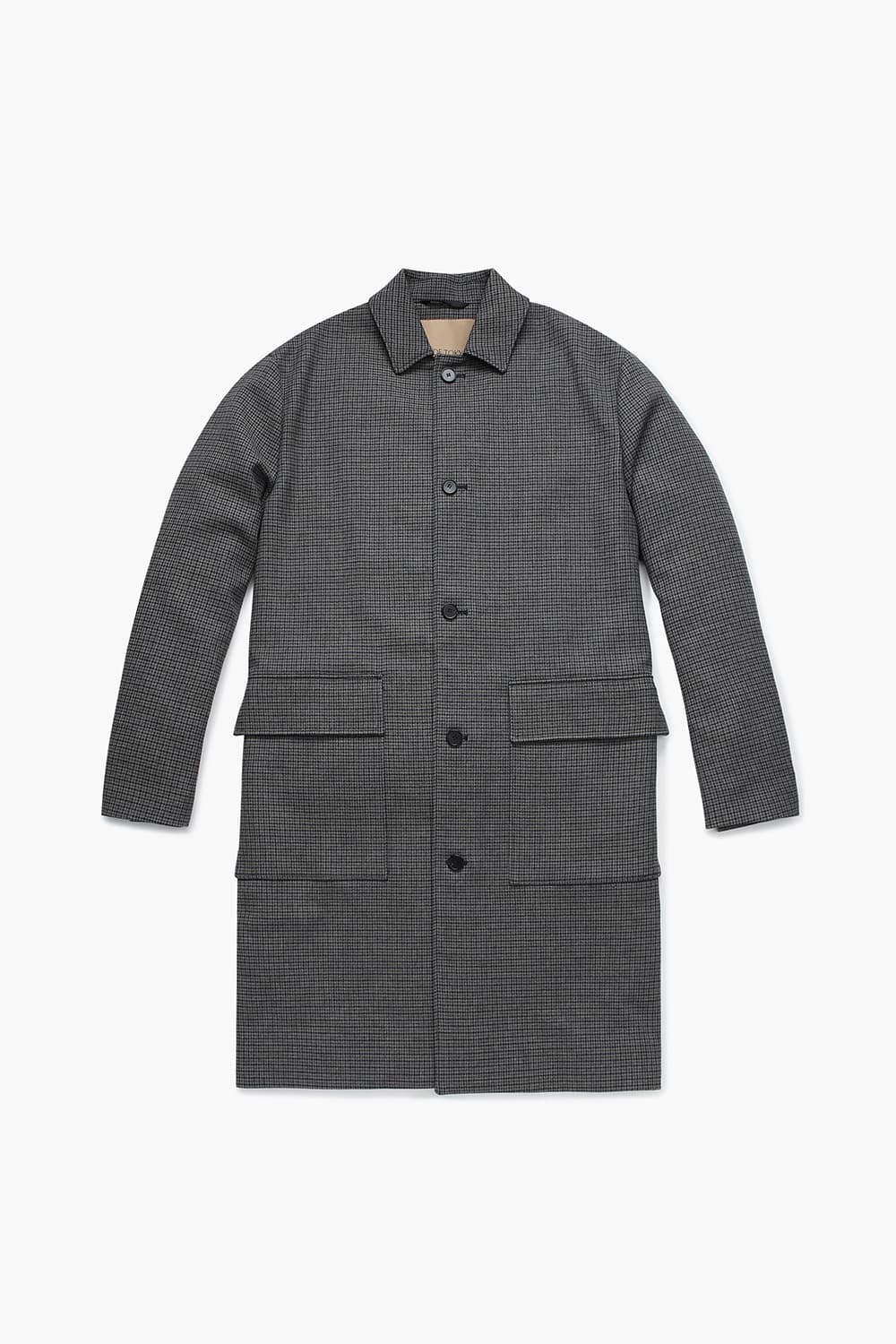 CAMDEN 발마칸 101 다크그레이 롱 코트