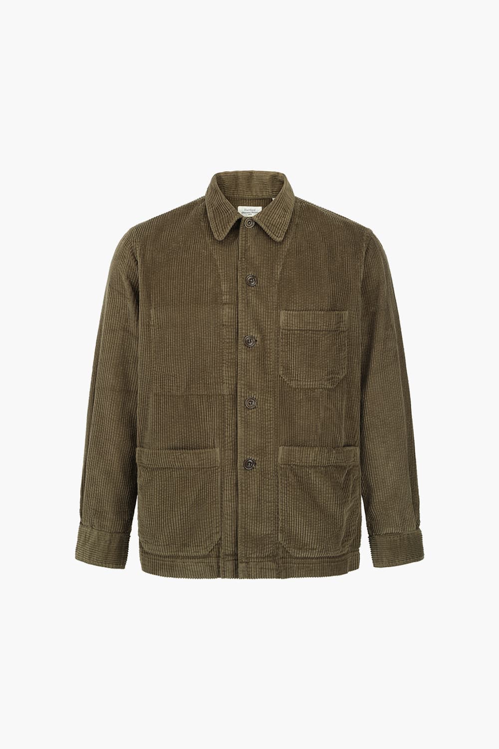 PETTY PAT 코튼 코듀로이 셔츠형 401 카키브라운 캐주얼 자켓