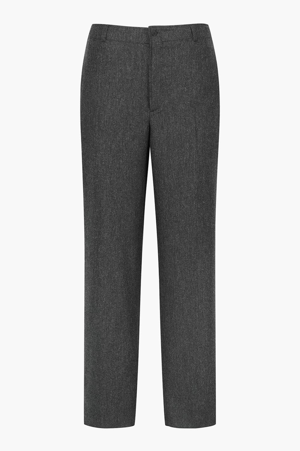 울 스펜더 슬림 101 차콜그레이 팬츠