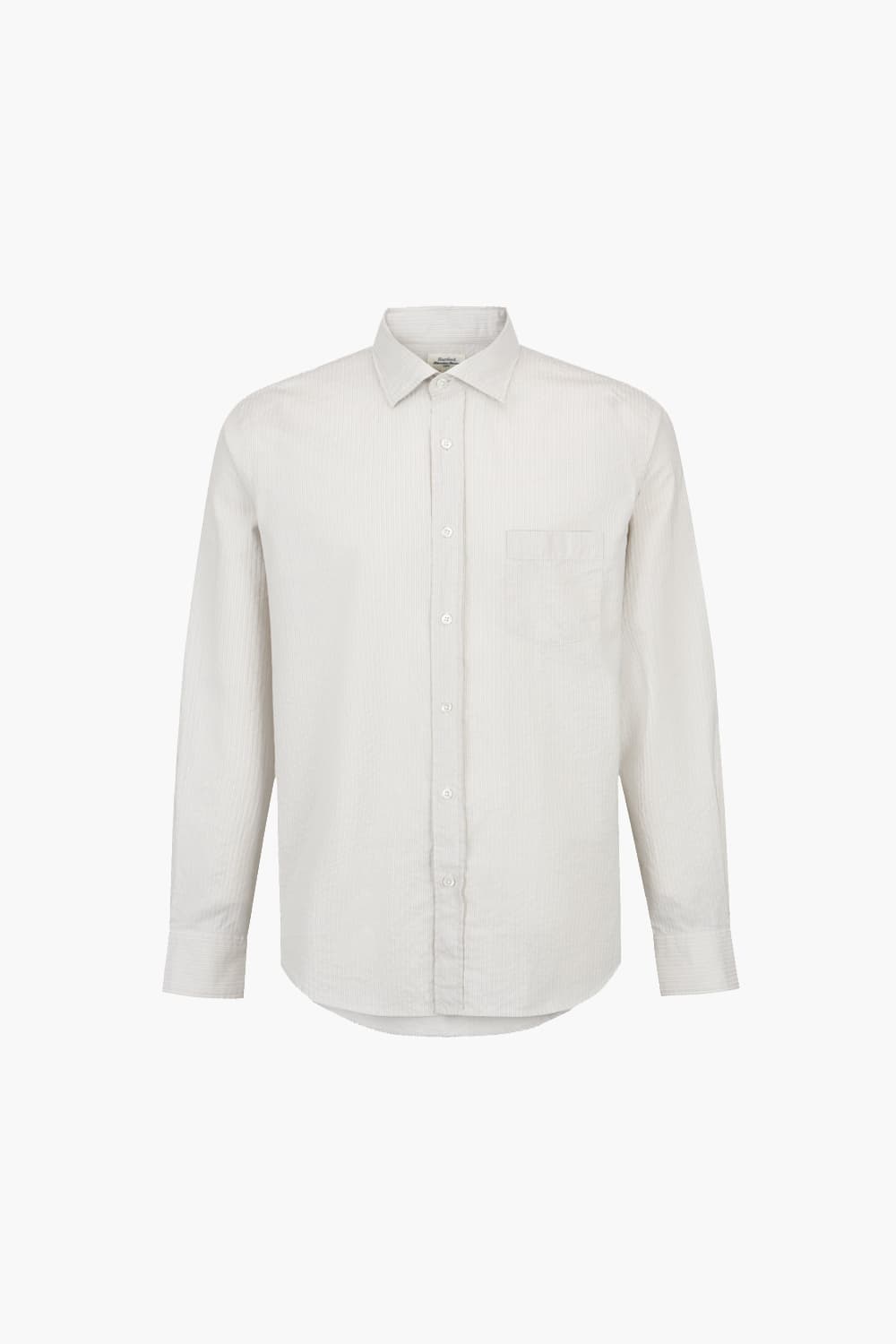 PAUL 코튼 베이직 포켓 107 아이보리 셔츠