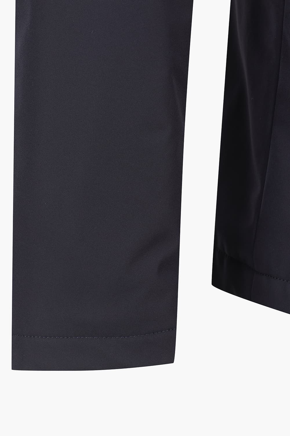 울 안감 하이넥 다크네이비 다운 점퍼