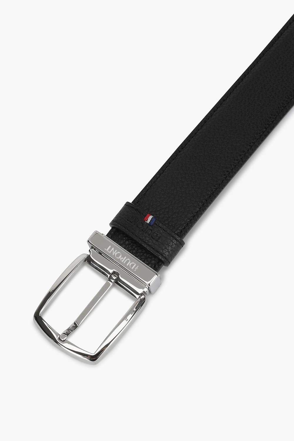 25 뉴 로고 핀 버클 팔라듐 35mm 블랙 그레인 벨트 CJ8350001Z