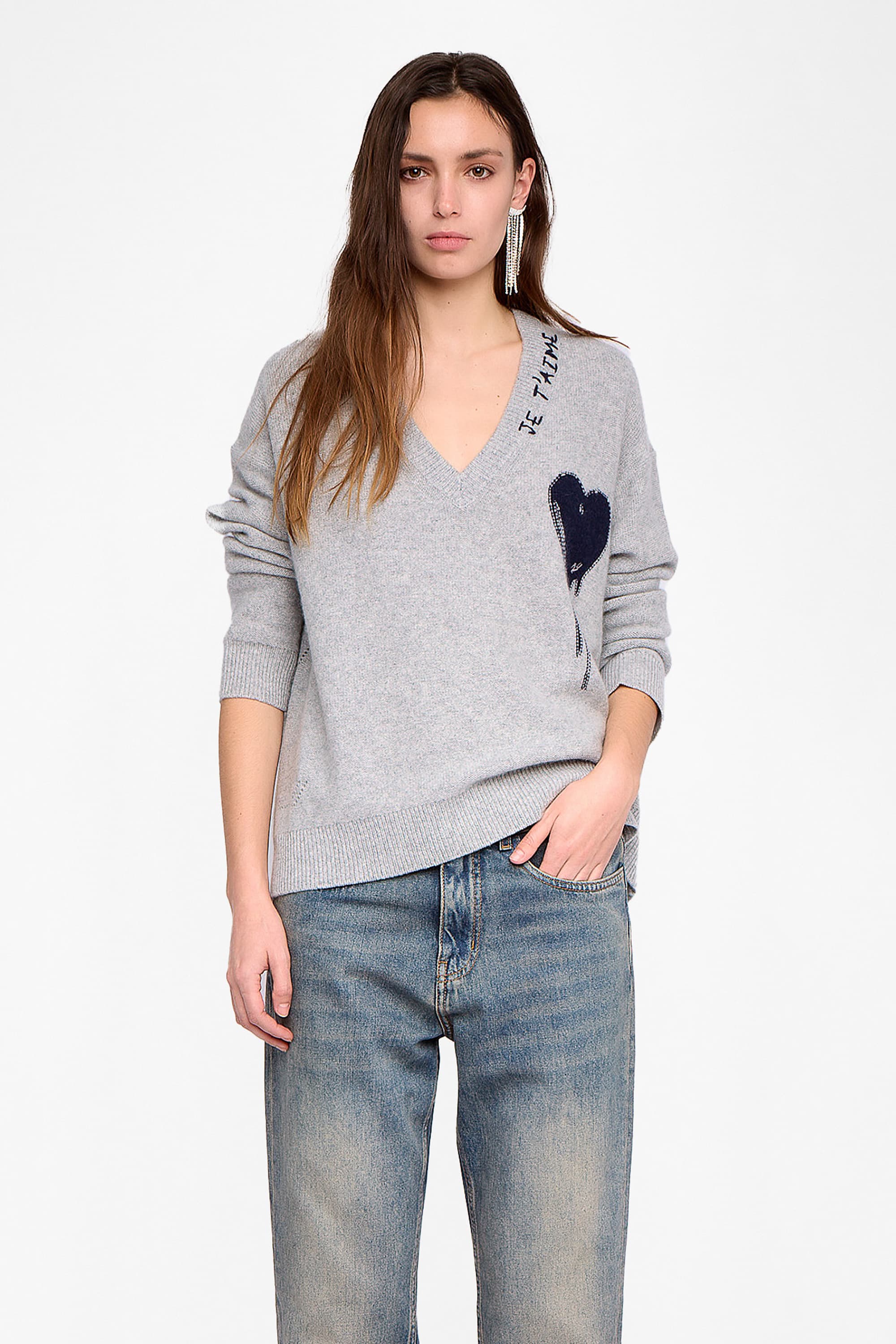 Mikyz Heart Cashmere Sweater