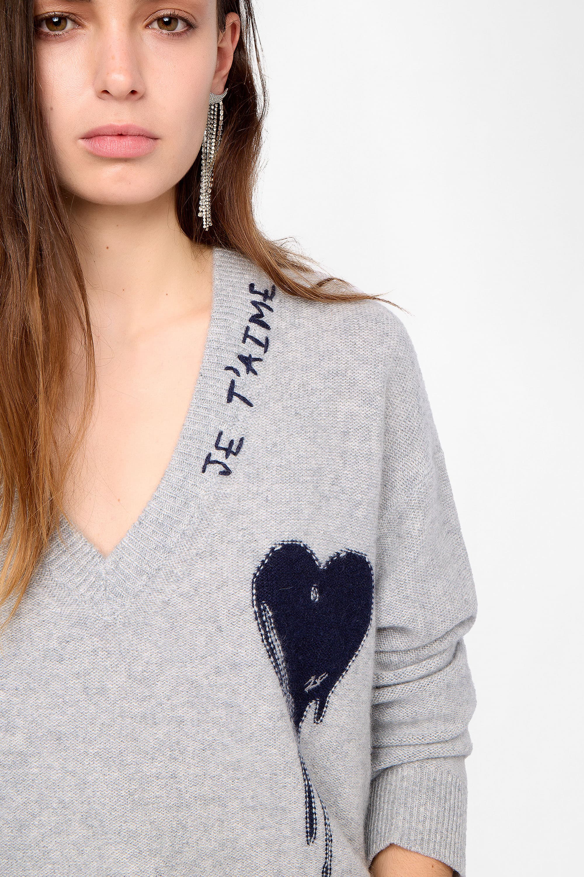 Mikyz Heart Cashmere Sweater