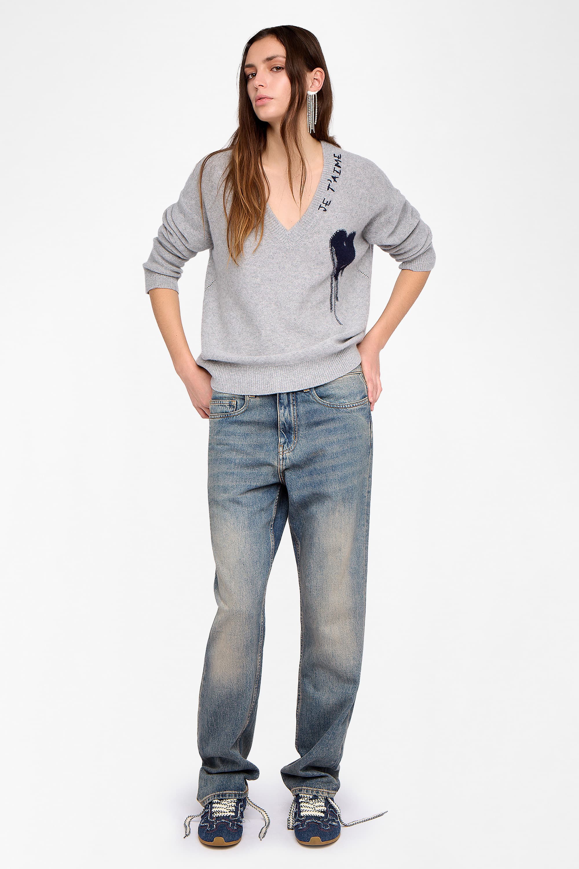 Mikyz Heart Cashmere Sweater