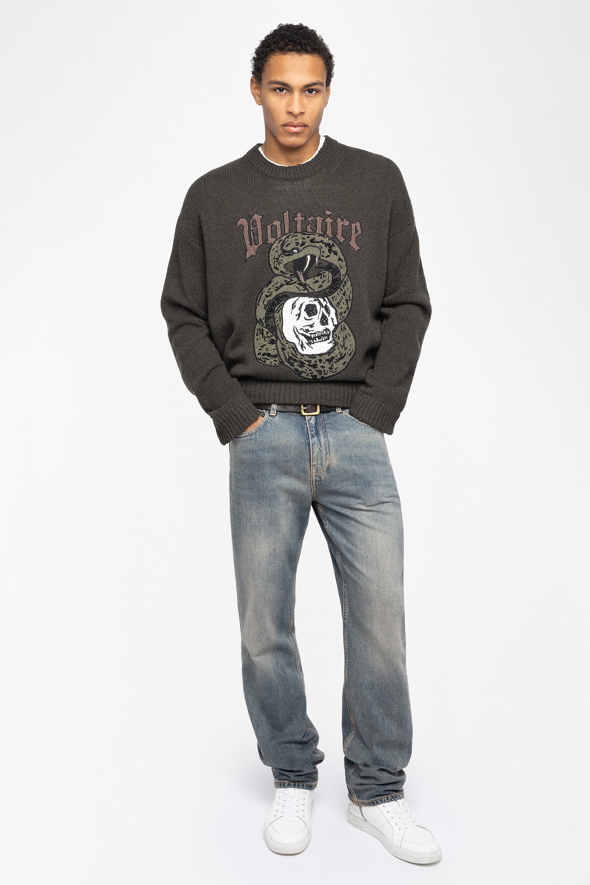 Marko Snake Wool Sweater