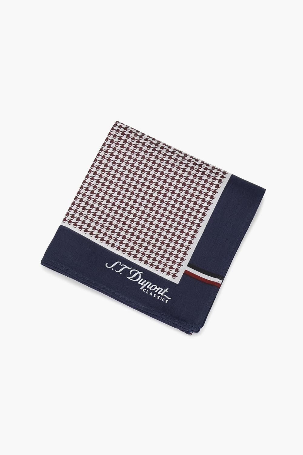 하운드투스 체크 1003 코튼 손수건 네이비 SE5FMA381003SNY