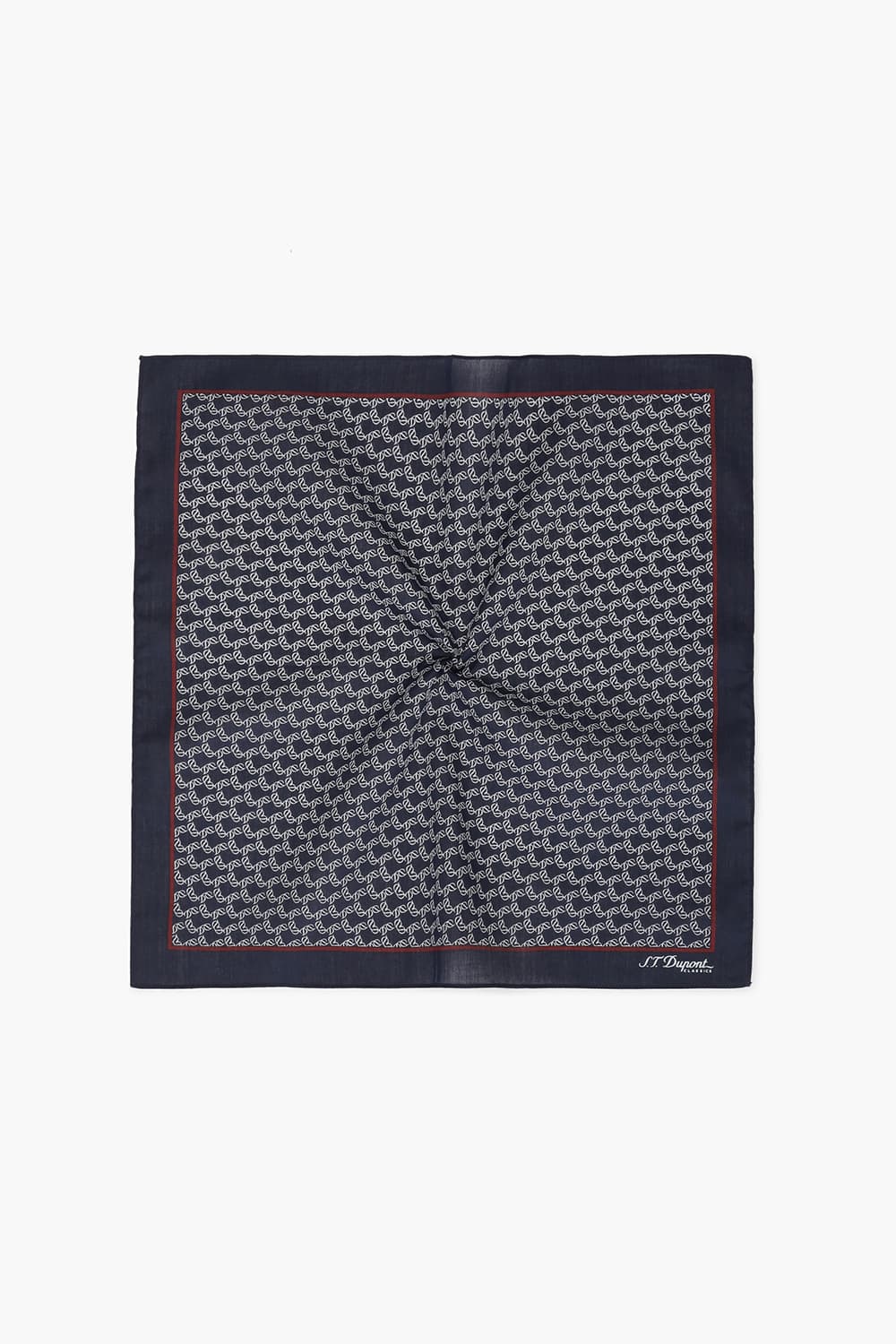 로고 플레이 1002 코튼 손수건 네이비 SE5FMA381002SNY