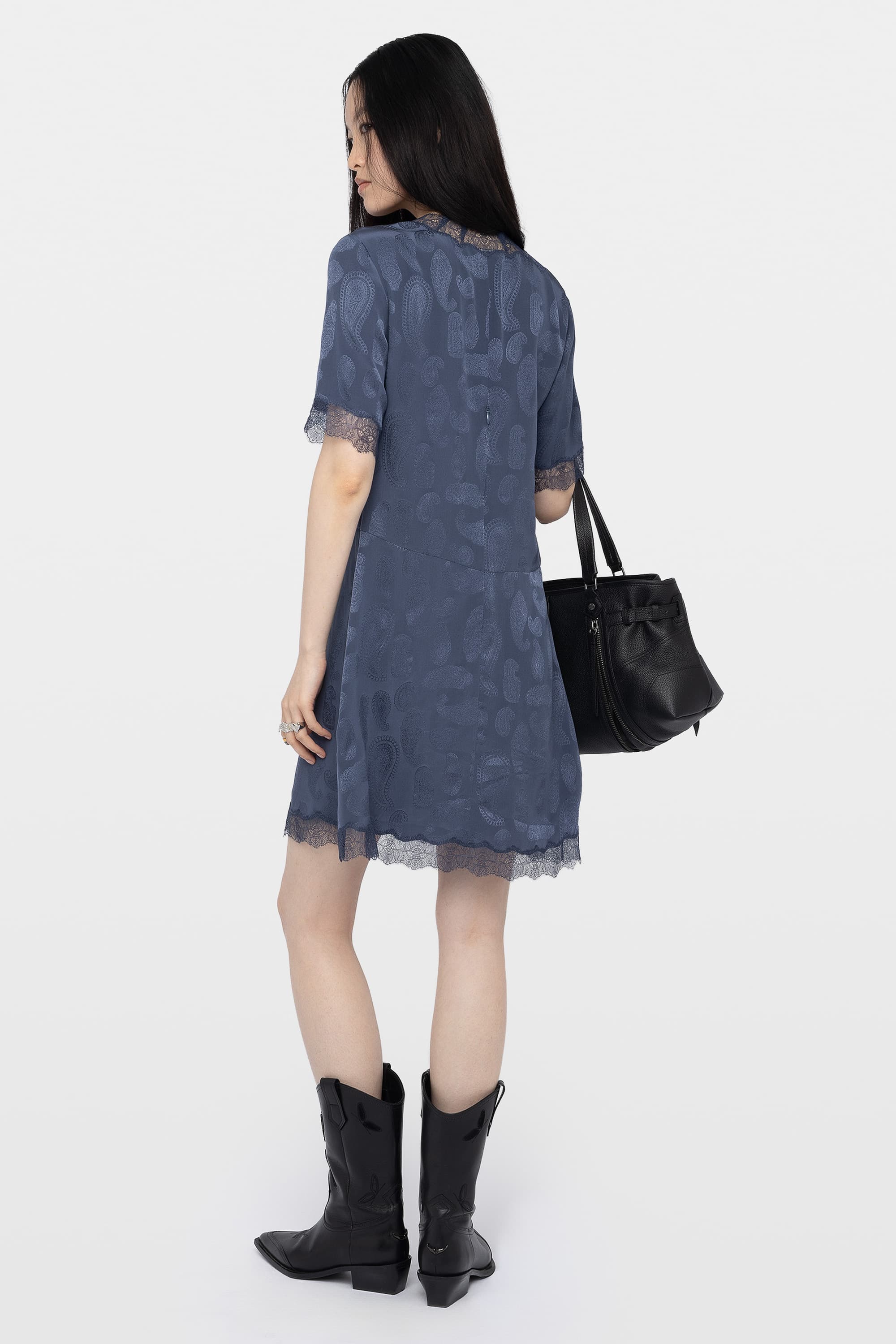 Redoxa Paisley Silk Dress
