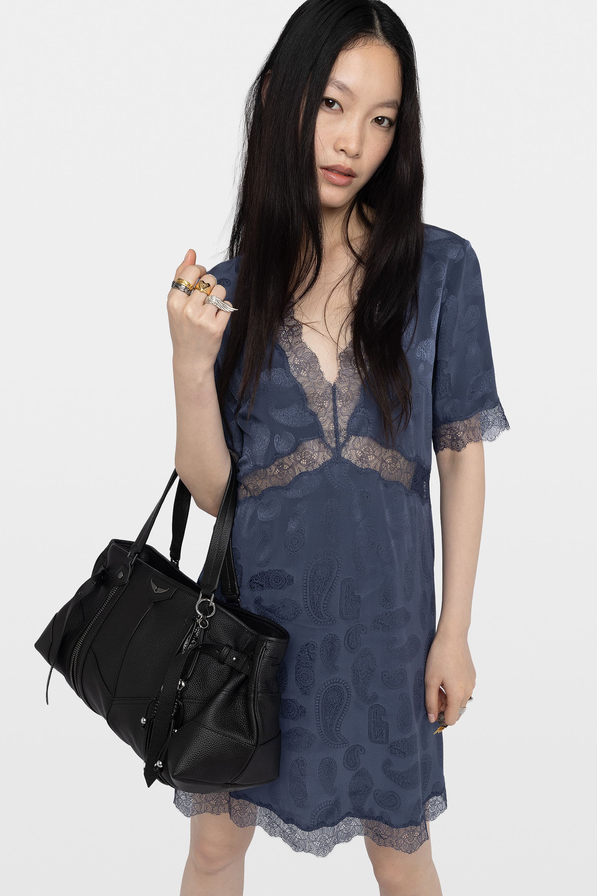 Redoxa Paisley Silk Dress