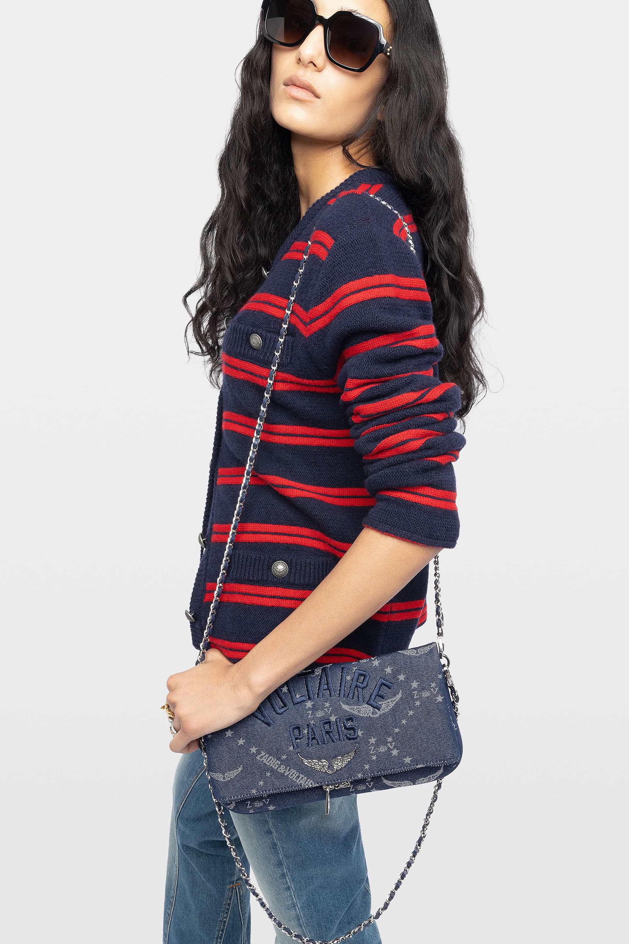 Rock Monogram Denim Bag