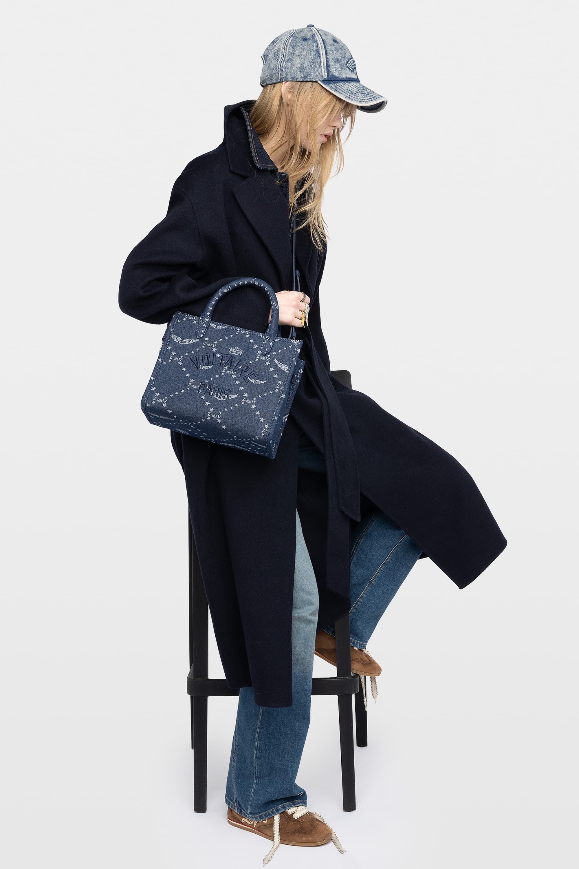 Angel XS Denim Tote Bag