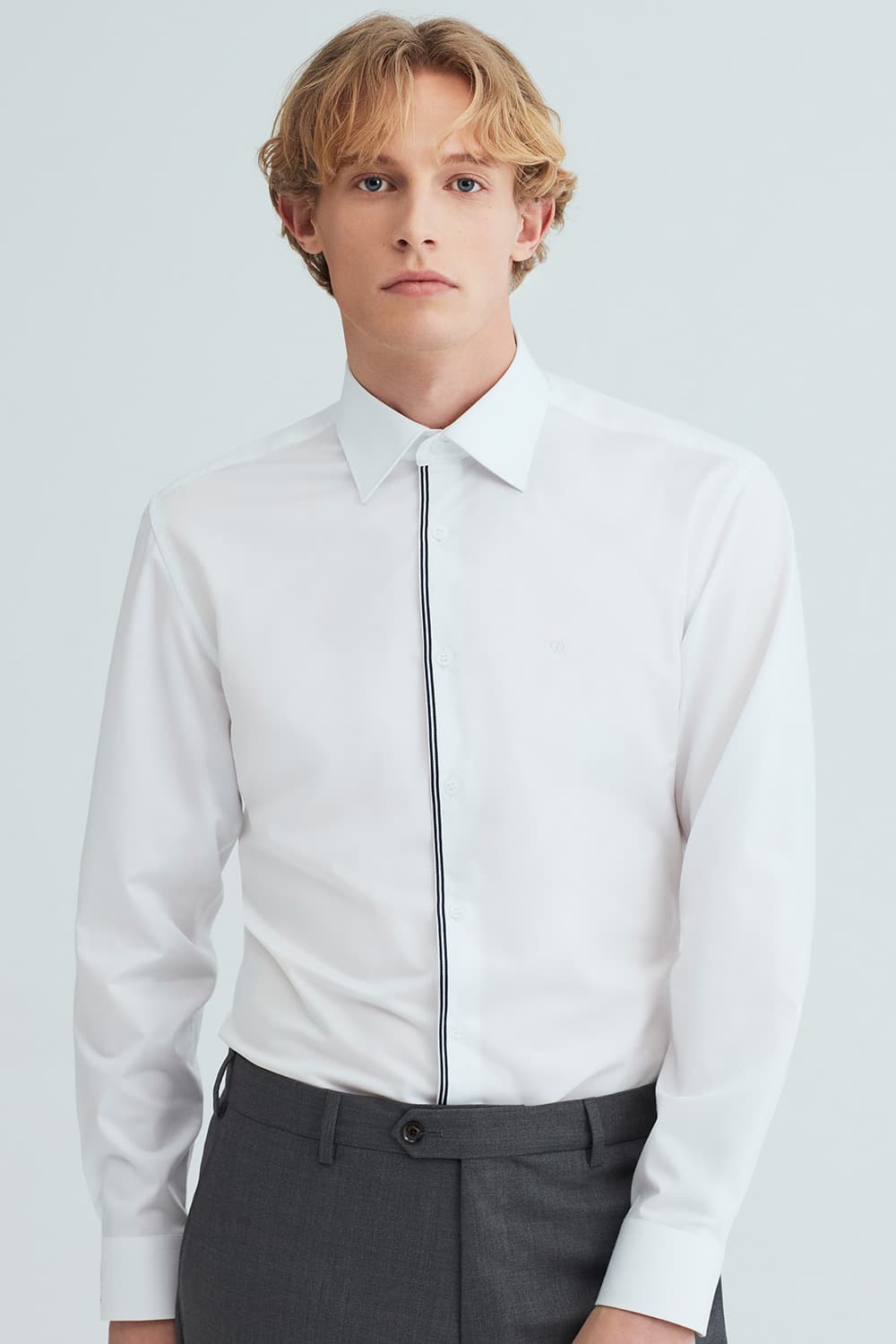 플라켓 트리콜로르 952 컴포터블 셔츠 화이트 SE6SM22LS952SWH