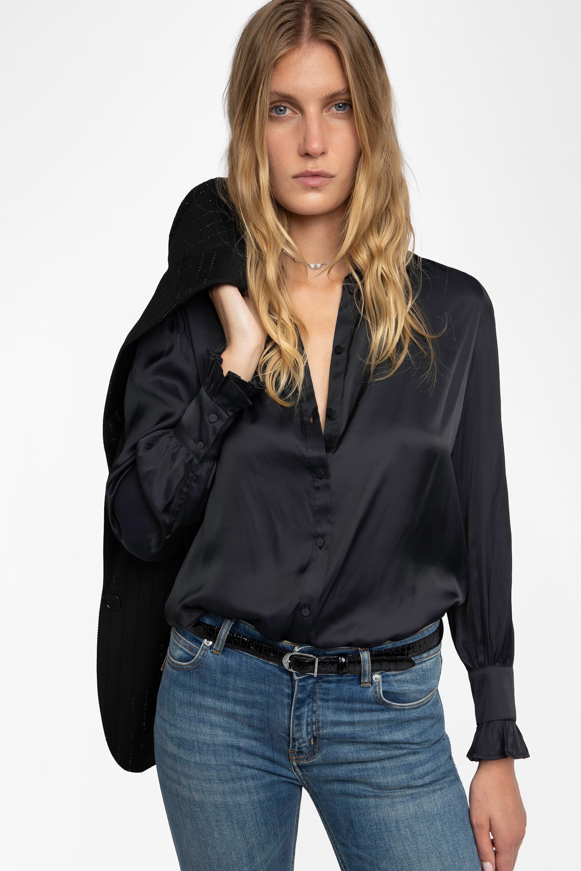 Thely Satin Shirt
