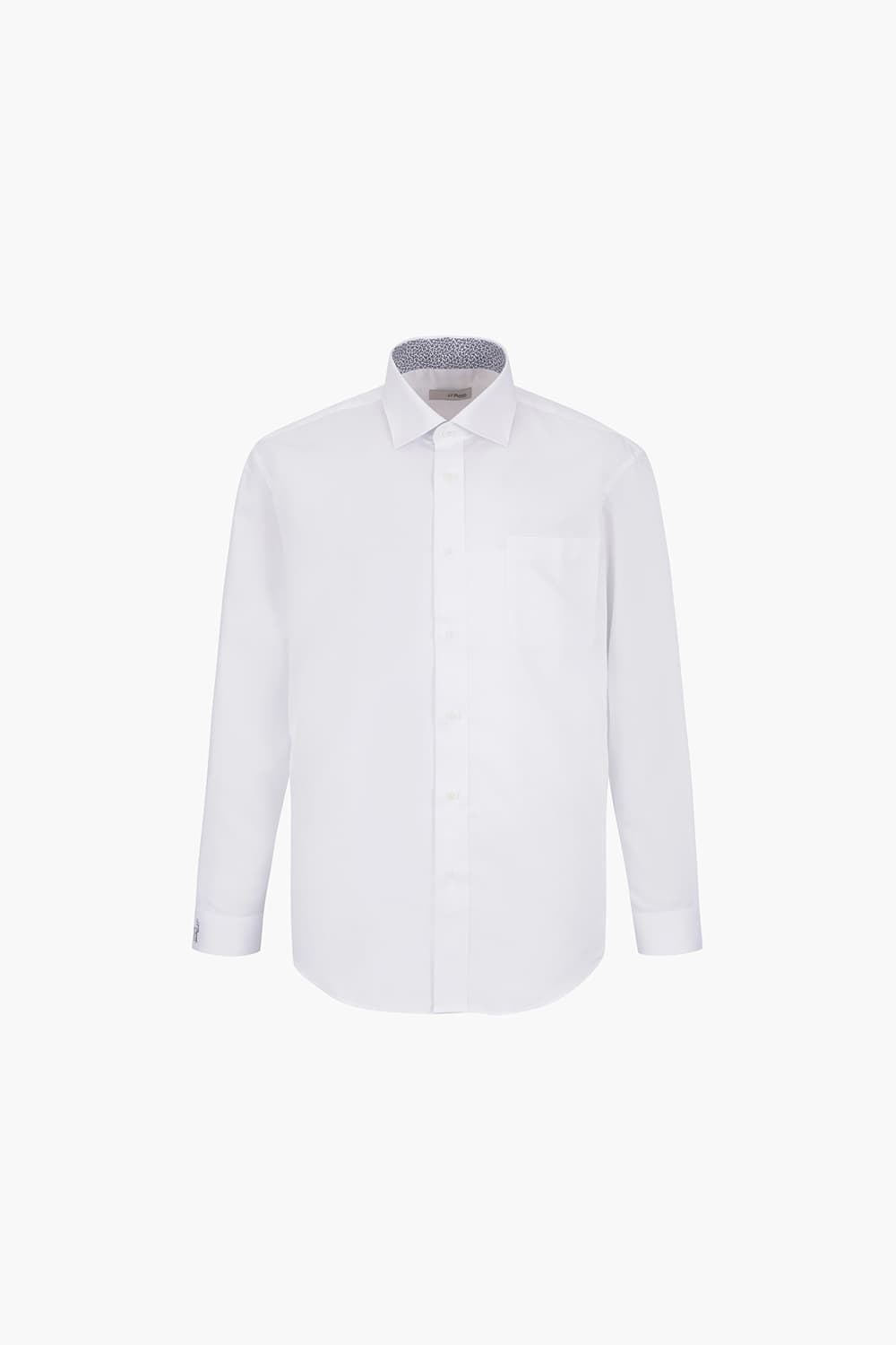 텐셀 도비 배색 164 비즈니스 셔츠 화이트 SE5SM11LS164SWH