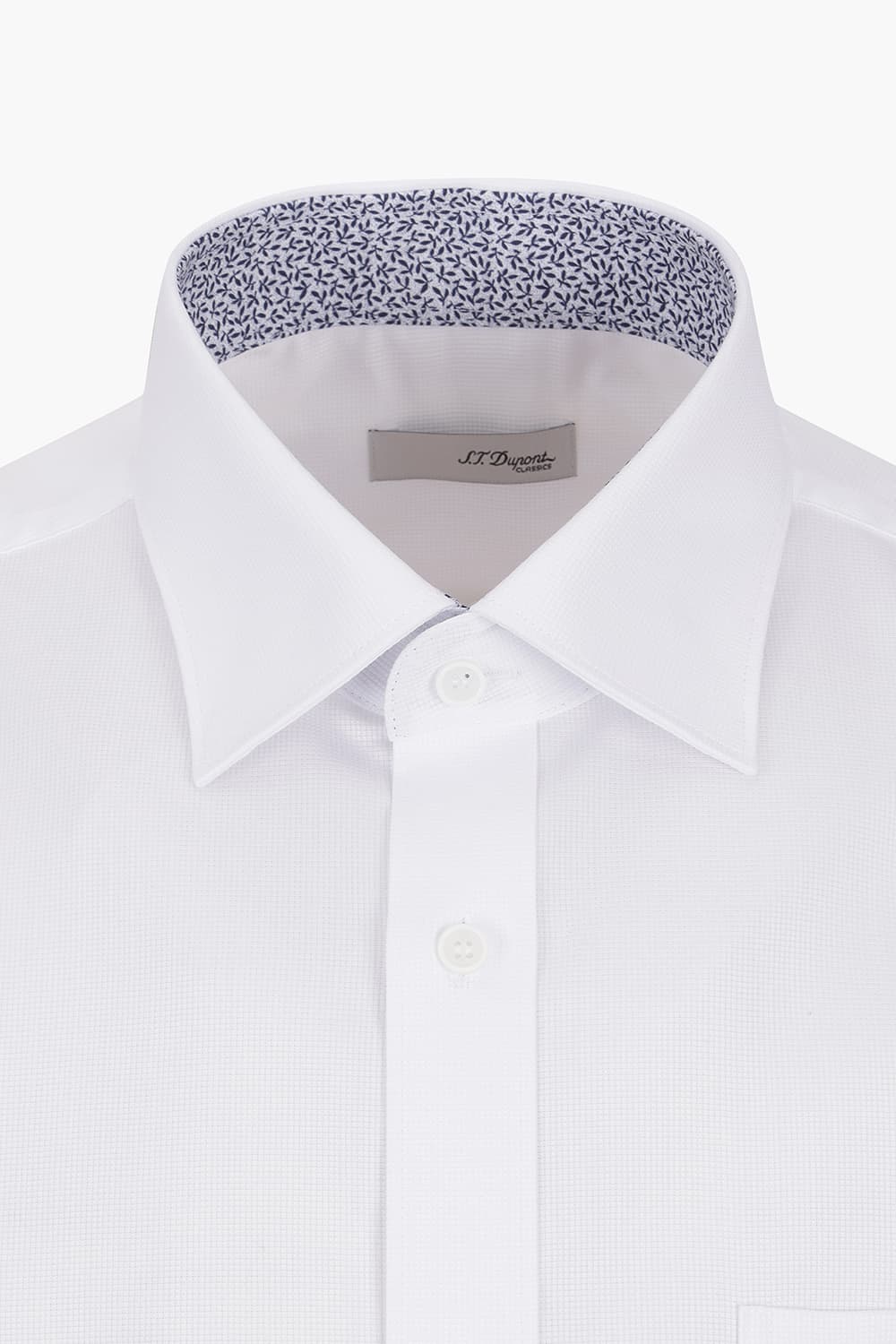 텐셀 도비 배색 164 비즈니스 셔츠 화이트 SE5SM11LS164SWH