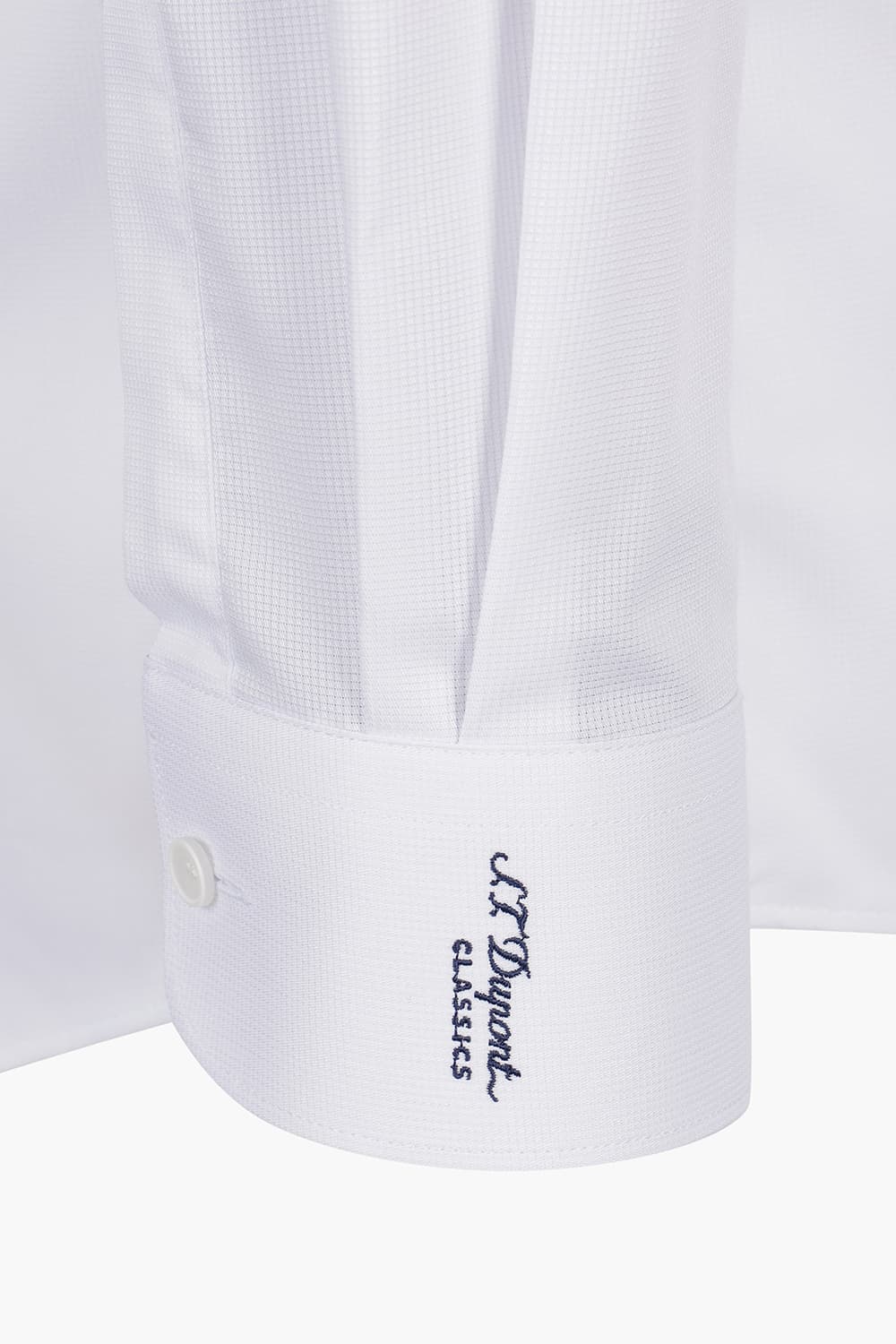 텐셀 도비 배색 164 비즈니스 셔츠 화이트 SE5SM11LS164SWH