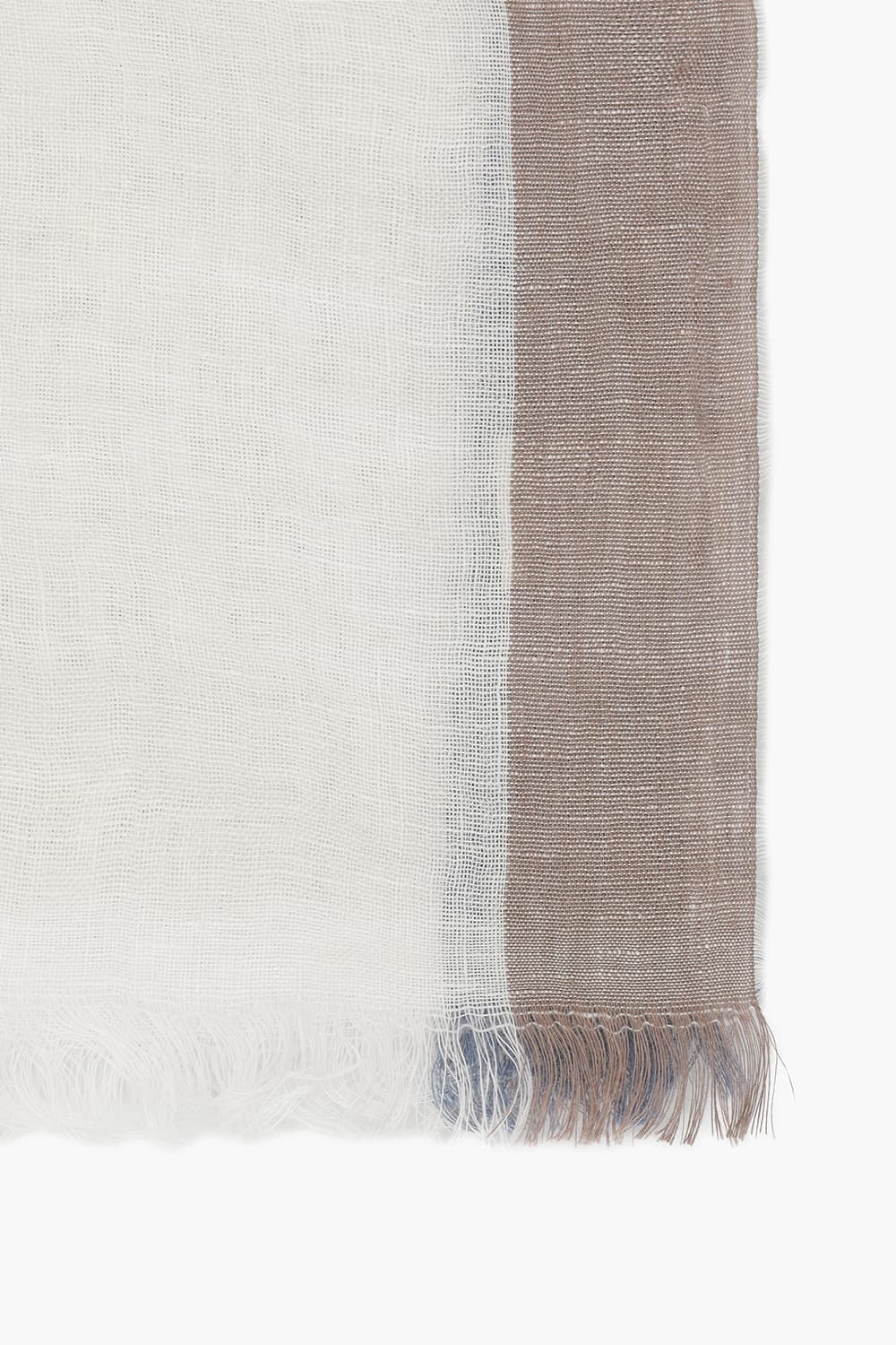 린넨 컬러블럭 103 네이비 스카프