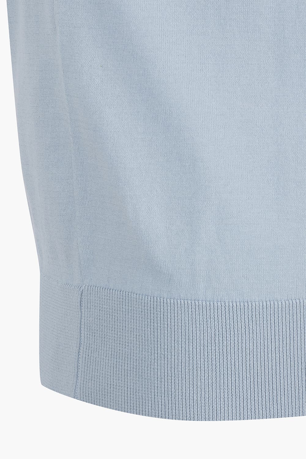 ROND 코튼 크루넥 베이직 504 라이트블루 반소매 니트