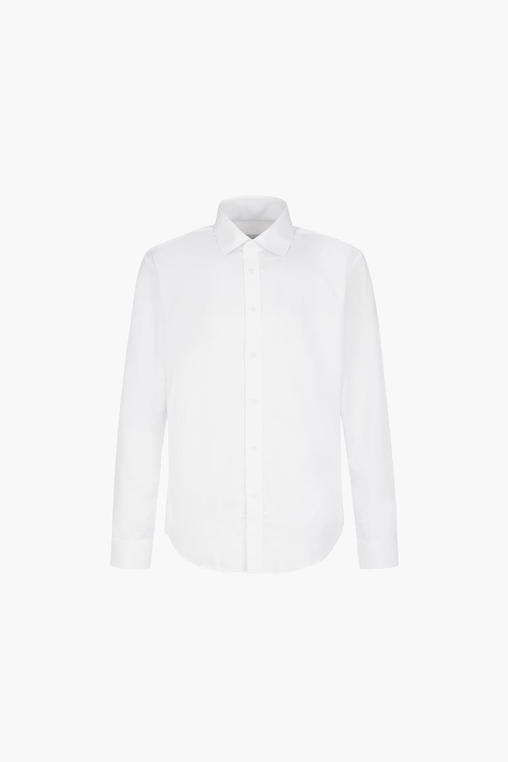 사틴 솔리드 361 컴포터블 셔츠 화이트 SE5SM21LS361SWH