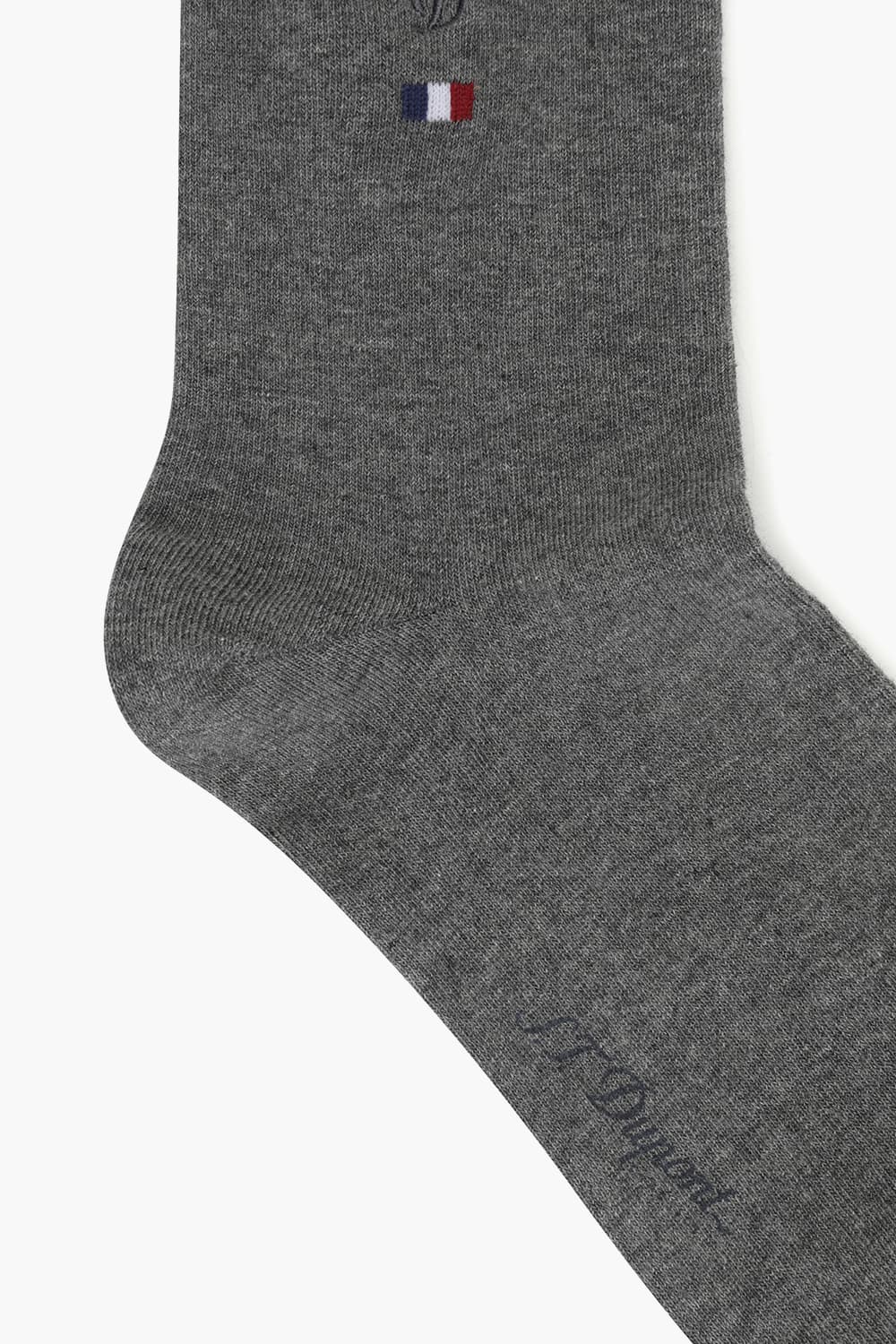 삼색 자수 1301 장목 양말 그레이 SE6SMA171301SGY