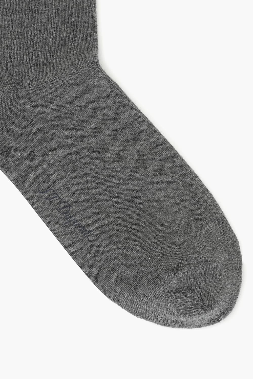 삼색 자수 1301 장목 양말 그레이 SE6SMA171301SGY