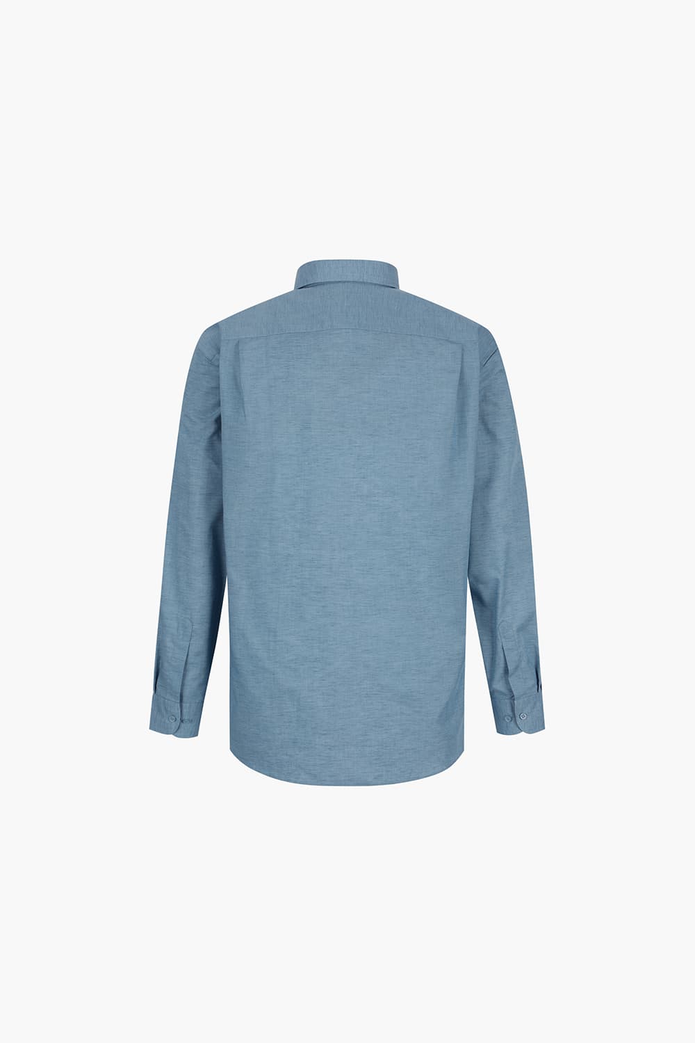 린넨 혼방 솔리드 165 비즈니스 셔츠 블루 SE5SM11LS165SBU