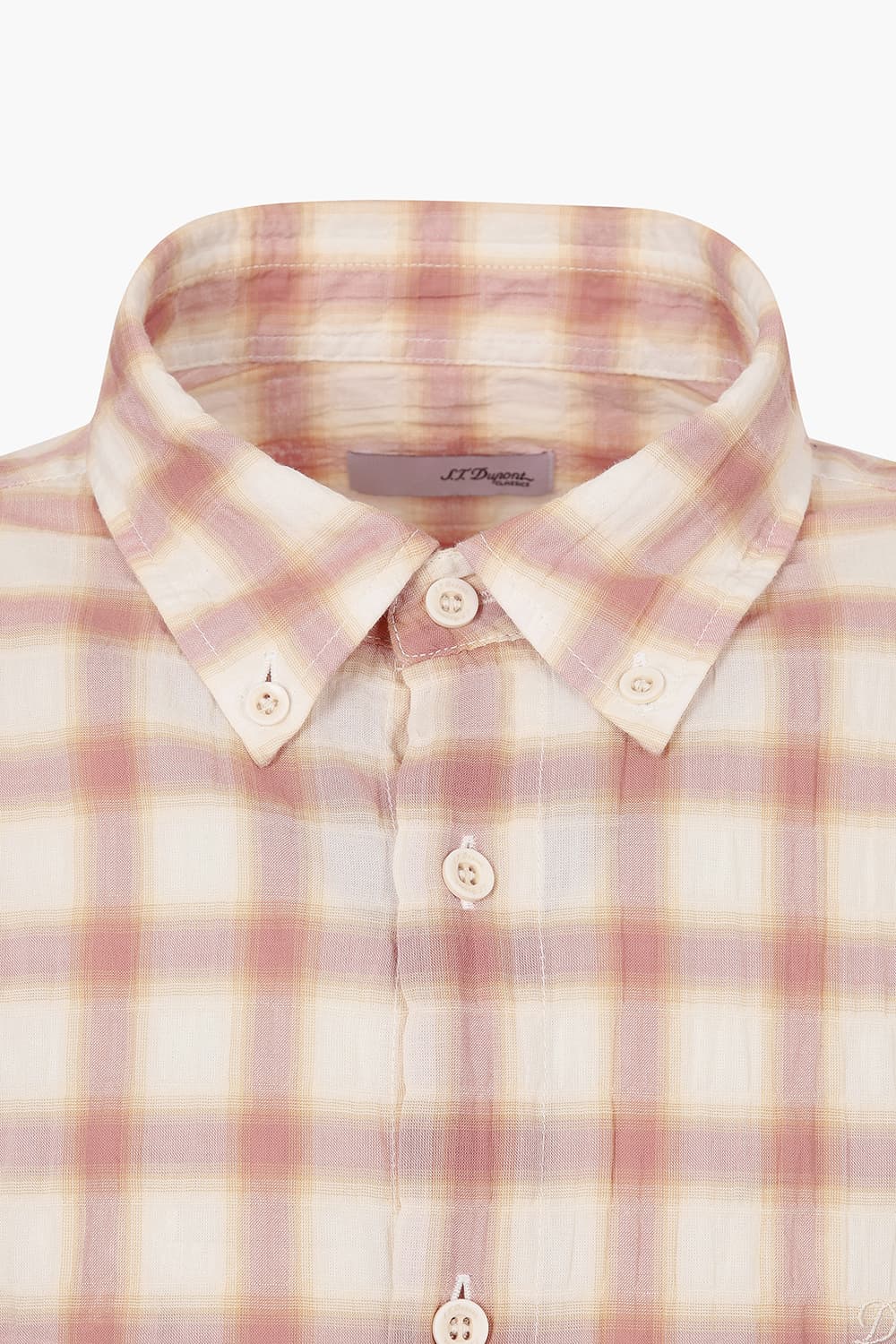 시어서커 체크 346 뉴 캐주얼 핏 셔츠 오렌지 SE5SM21LS346SOR