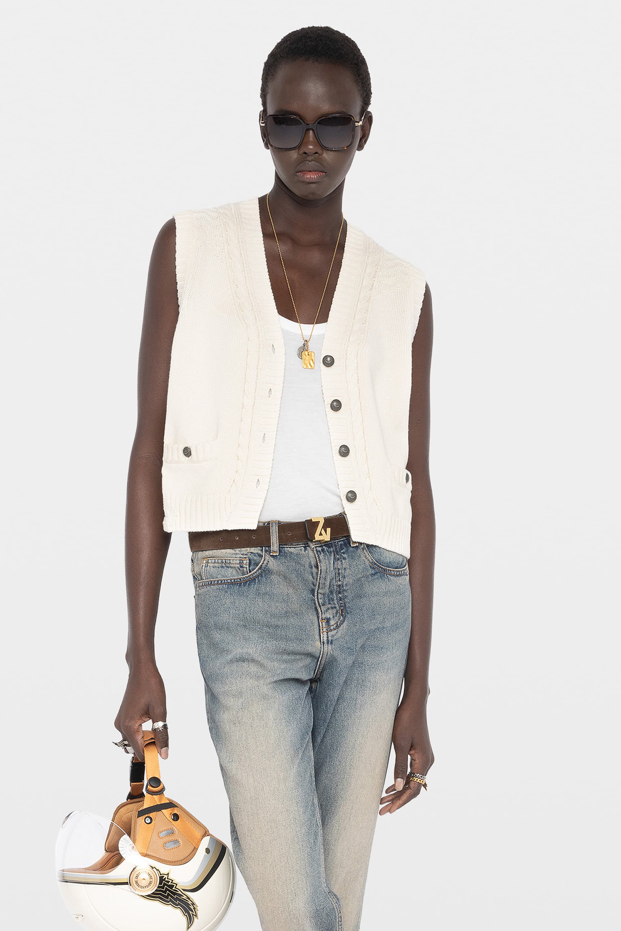 Mally Cable Vest