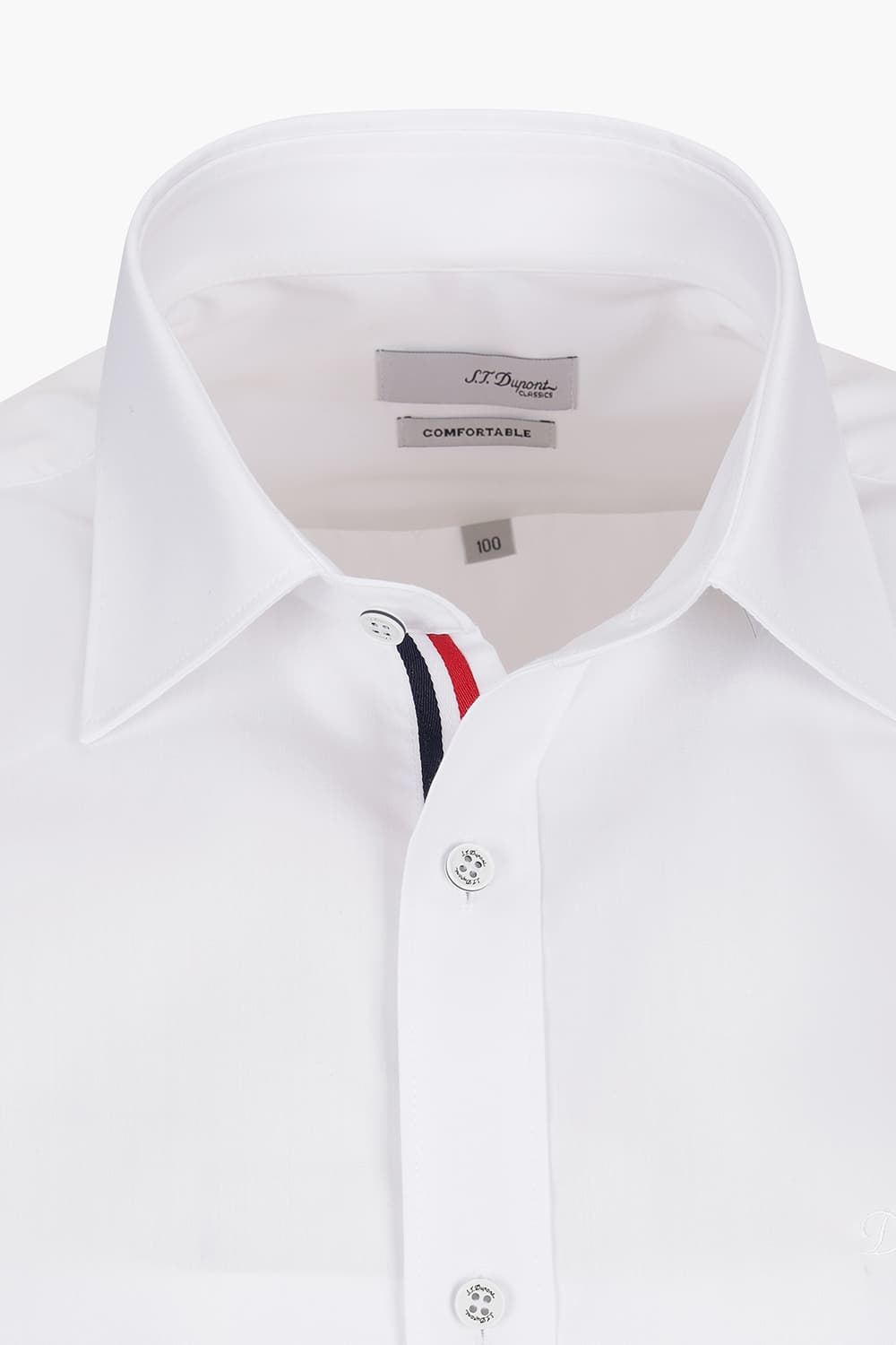 카라 루프탭 트리콜로르 951 컴포터블 반팔 셔츠 화이트 SE6MM22HS951SWH