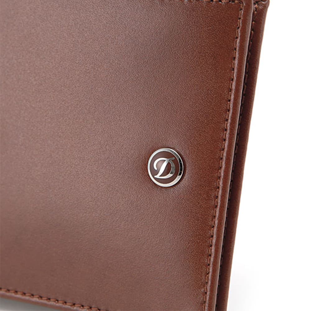 [Gift Set] 레더 나일론 도큐먼트 홀더+라인D 엘리제 6CC 지갑