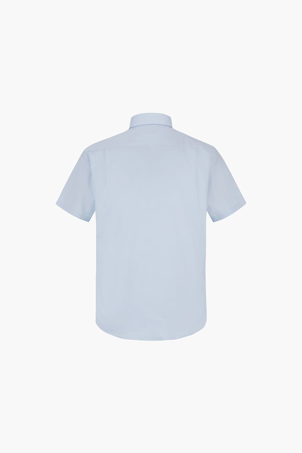 140's 순면 솔리드 101 비즈니스 반팔 셔츠 블루 SE4MM11HS101SBU