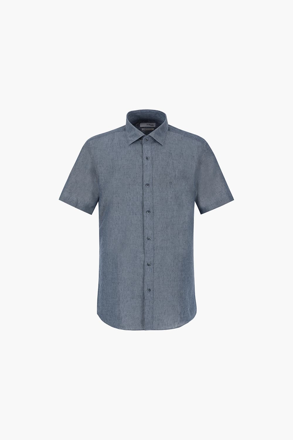 린넨 믹스 솔리드 757 컴포터블 반팔 셔츠 그레이 SE4MM22HS757SGY