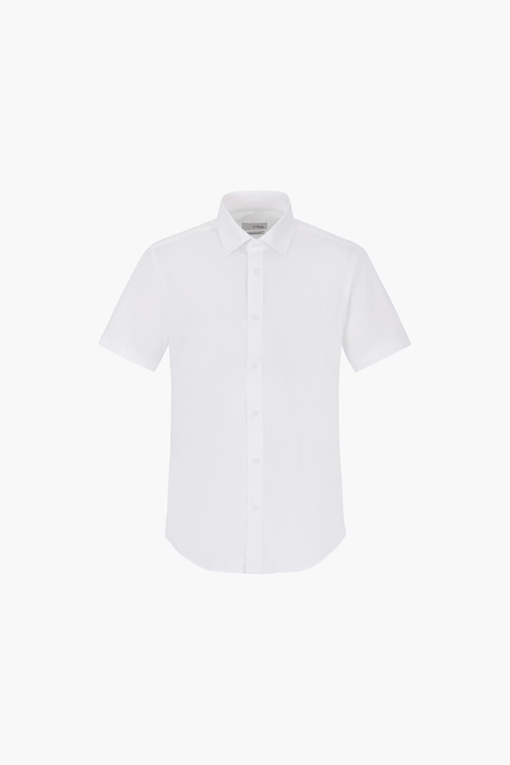 스트레치 솔리드 921 컴포터블 반팔 셔츠 화이트 SE4MM22HS921SWH