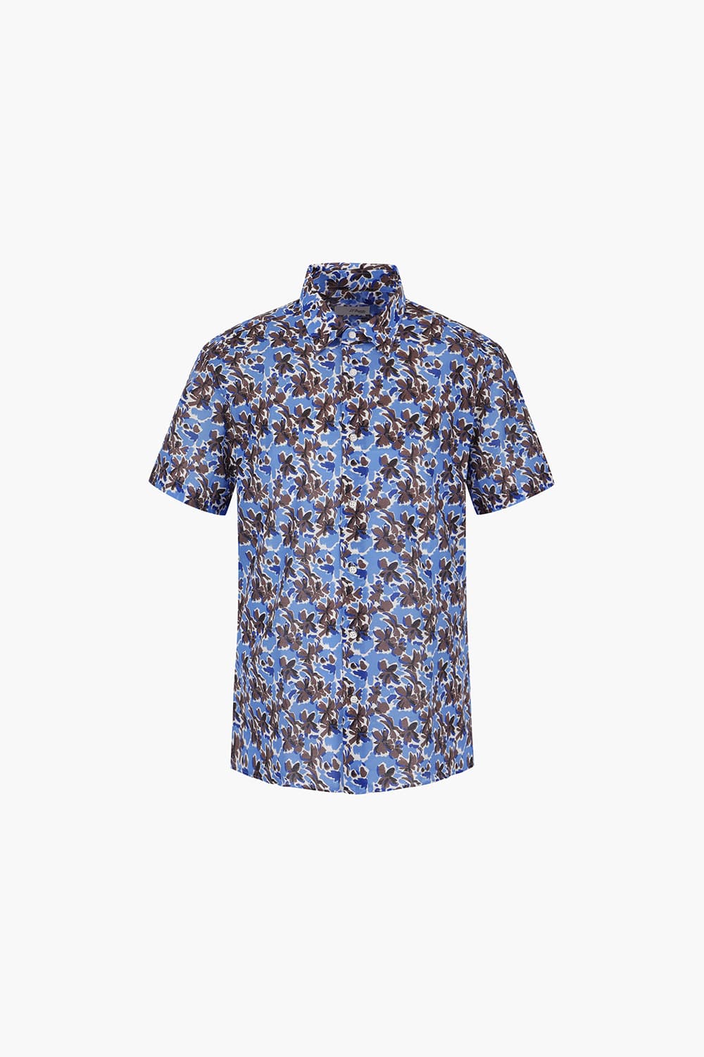 하와이안 슬럽 프린트 322 컴포터블 반팔 셔츠 블루 SE4MM21HS322SBU