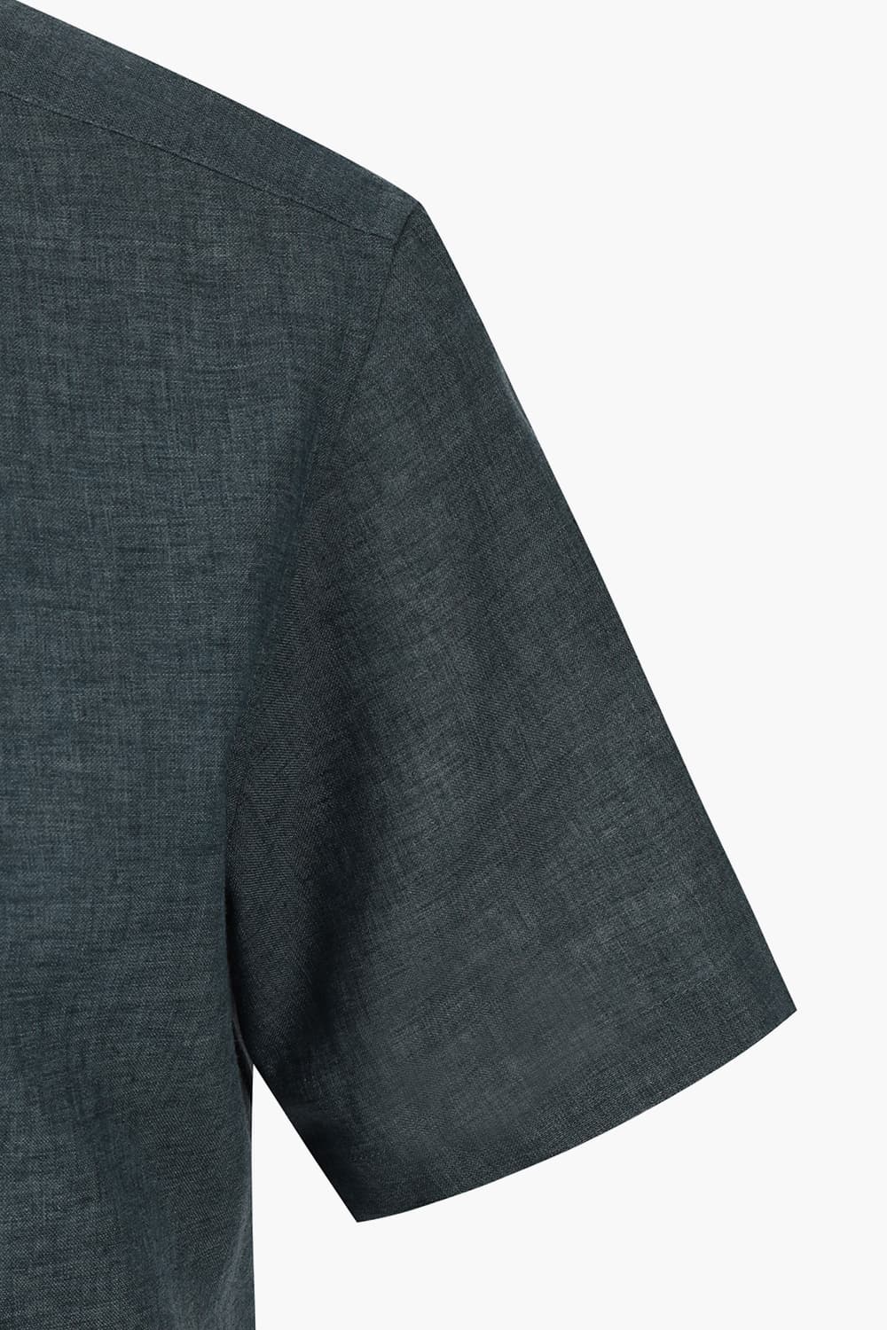 린넨 믹스 솔리드 757 컴포터블 반팔 셔츠 그린 SE4MM22HS757SGE