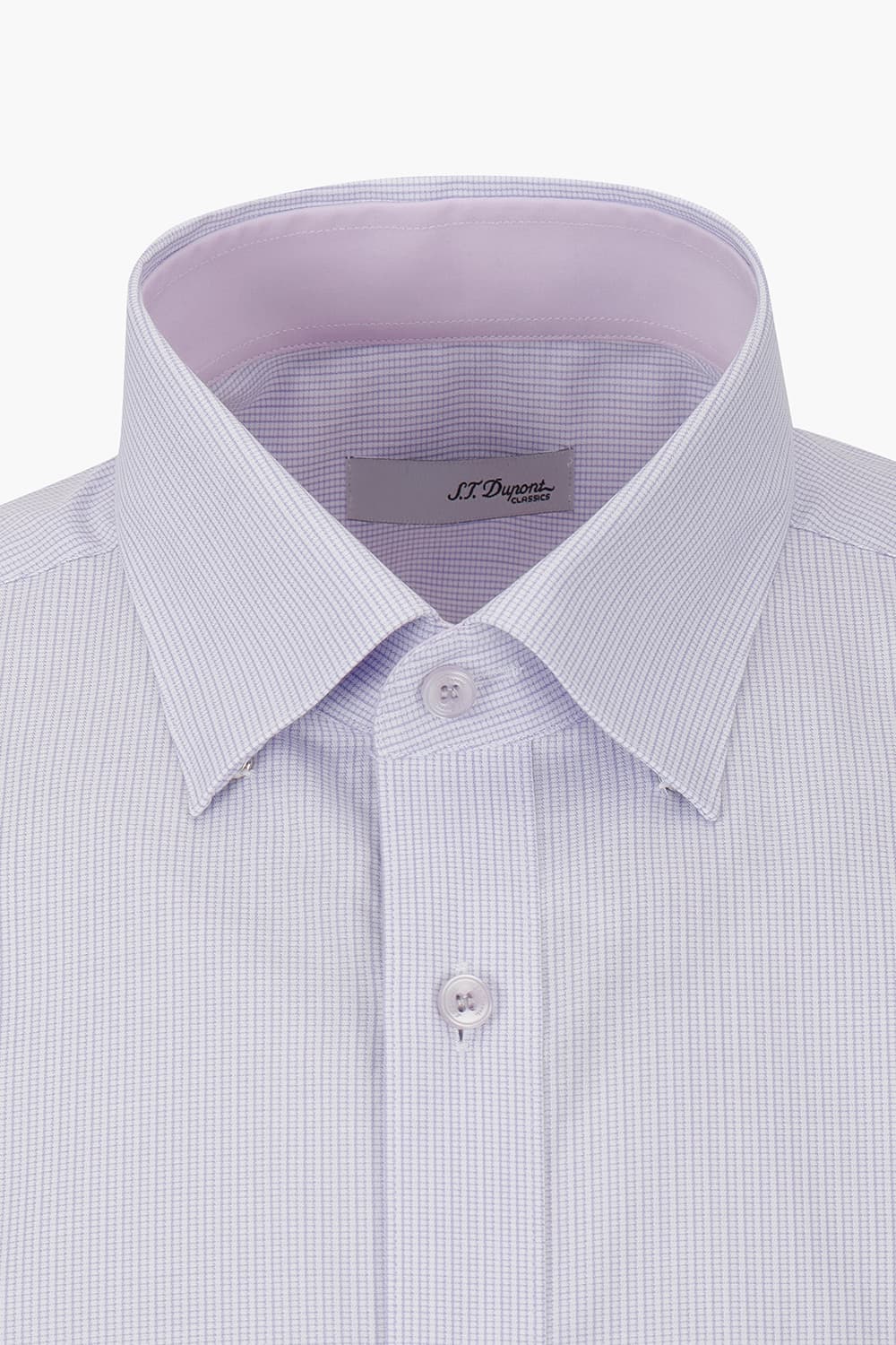 체크 도비 배색 105 비즈니스 반팔 셔츠 핑크 SE4MM11HS105SPU