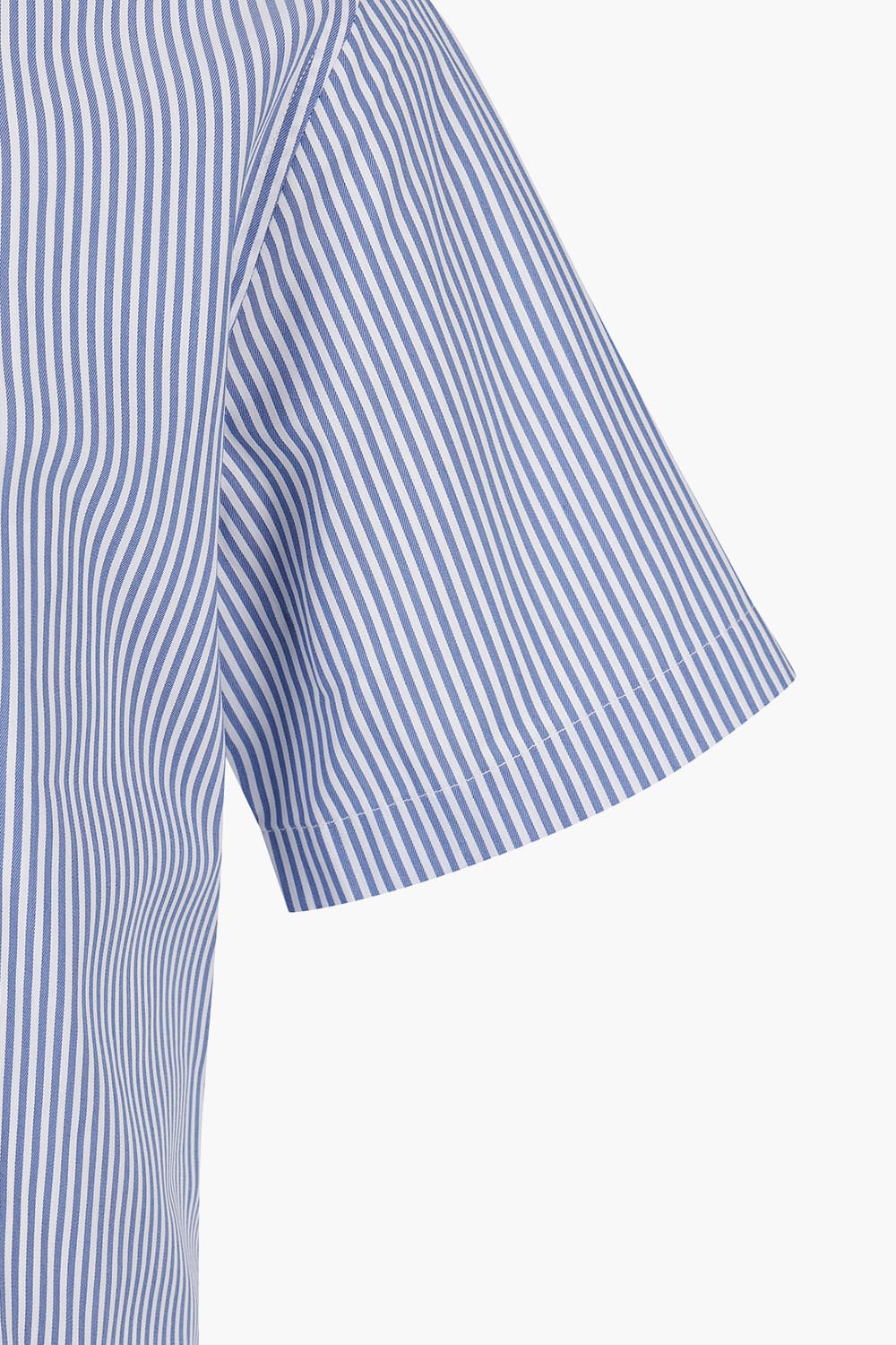 스트레치 스트라이프 757 컴포터블 반팔 셔츠 블루 SE5MM22HS757SBU