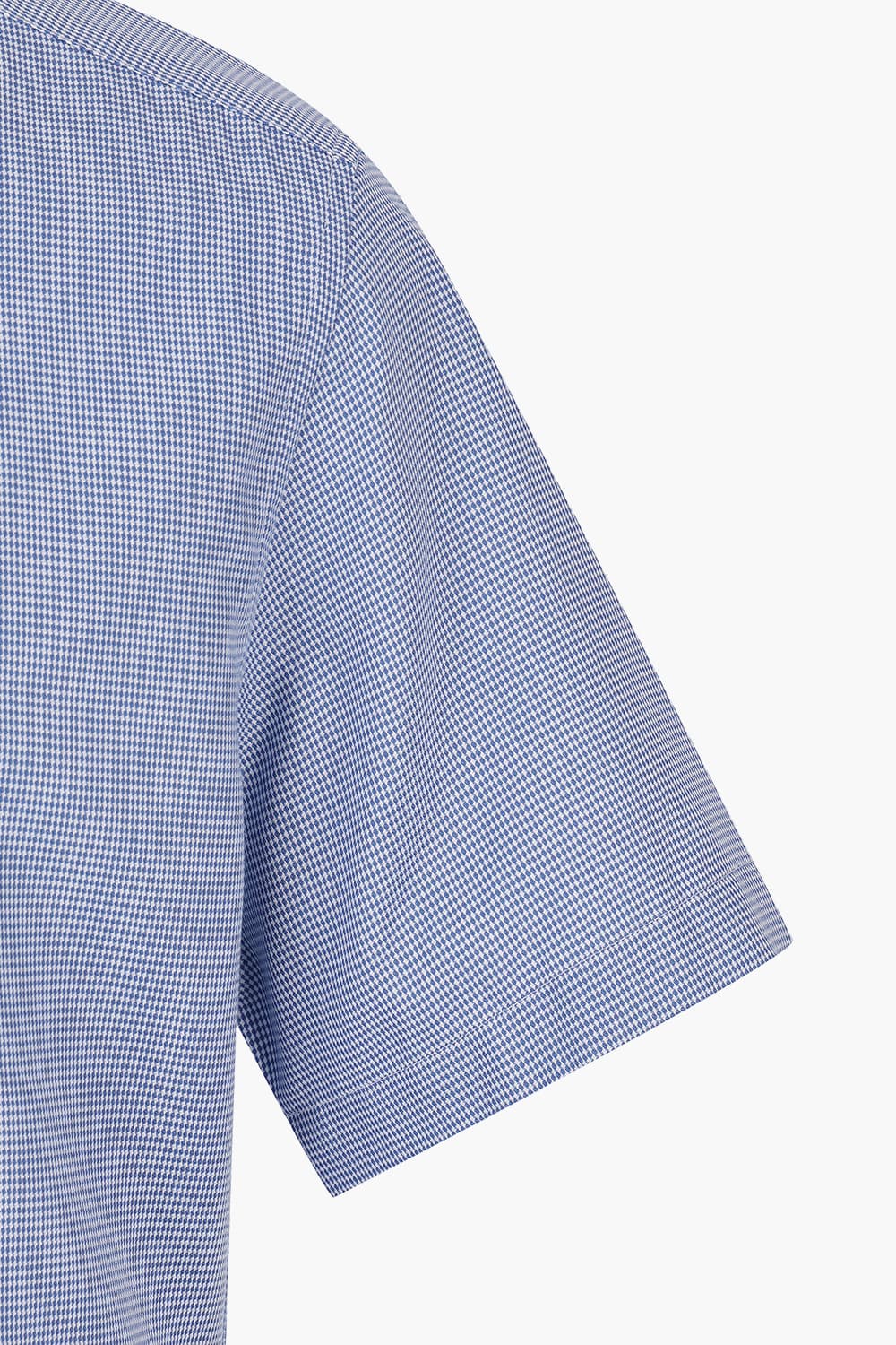 텐셀 도비 솔리드 756 컴포터블 반팔 셔츠 블루 SE4MM22HS756SBU