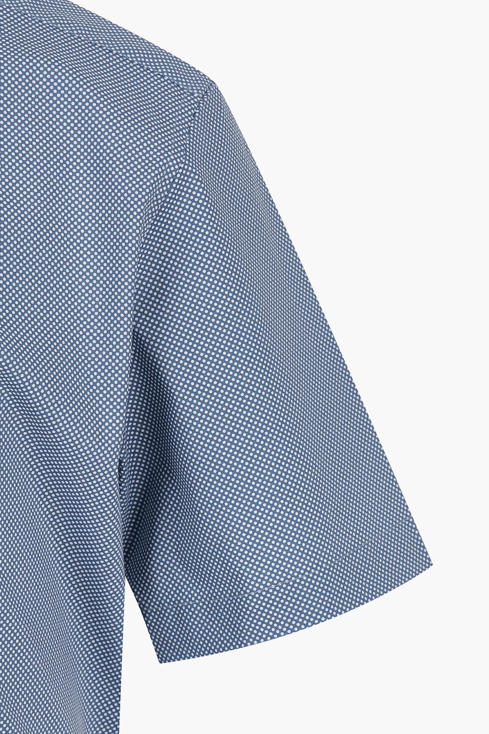 도트 프린트 762 컴포터블 반팔 셔츠 네이비 SE4MM22HS762SNY