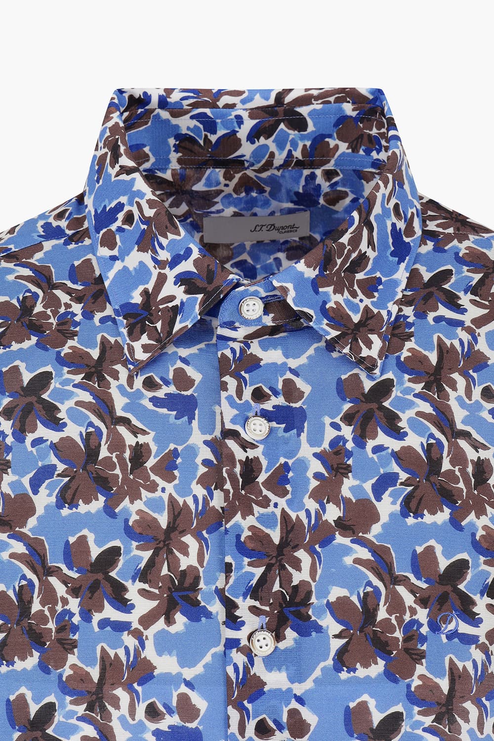 하와이안 슬럽 프린트 322 컴포터블 반팔 셔츠 블루 SE4MM21HS322SBU