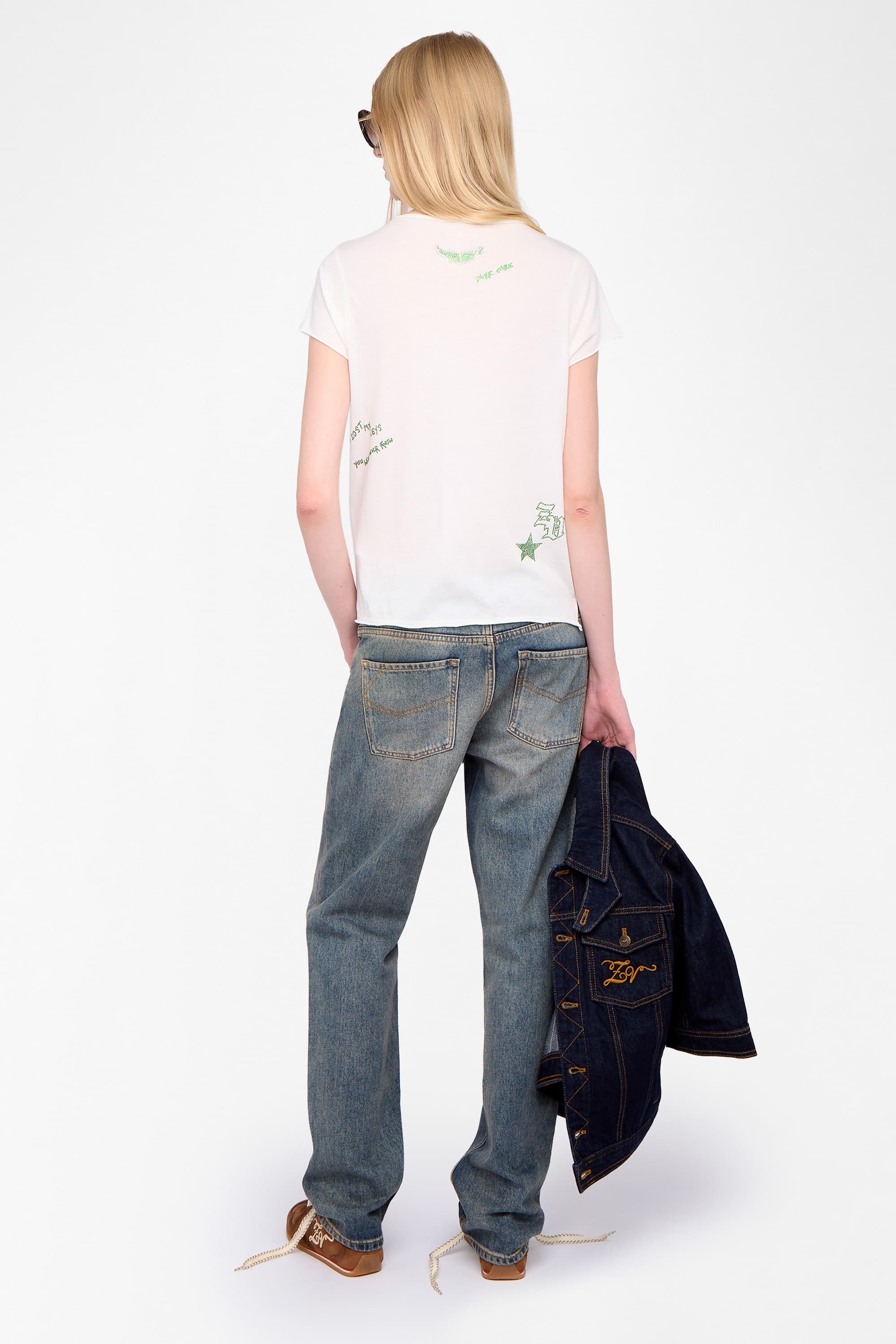 Tunisien Heart Strass T-shirt