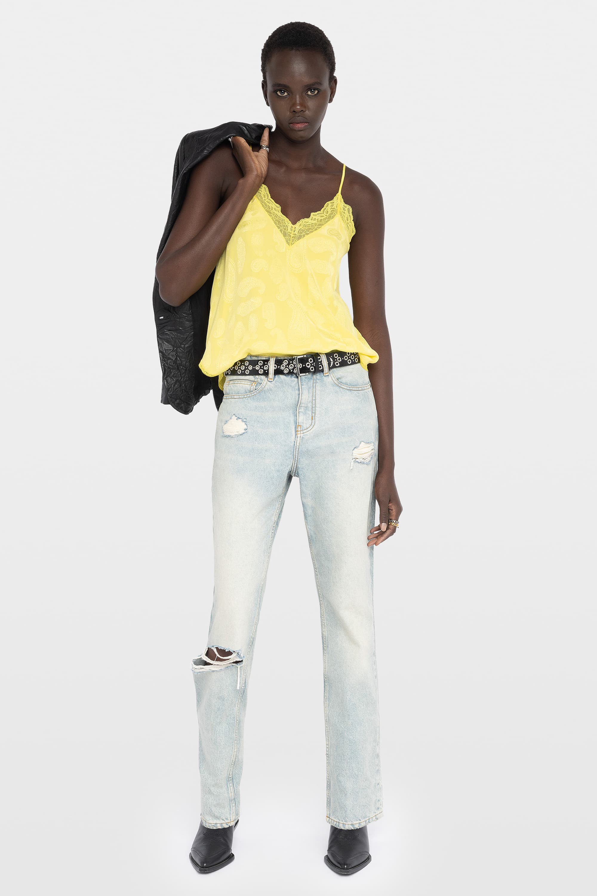 Christy Paisley Silk Camisole