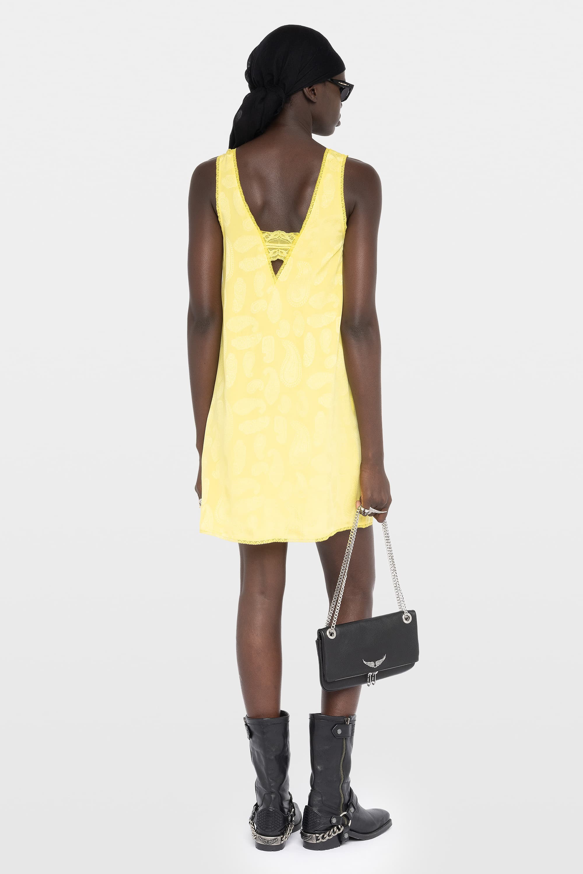 Renza Paisley Silk Dress