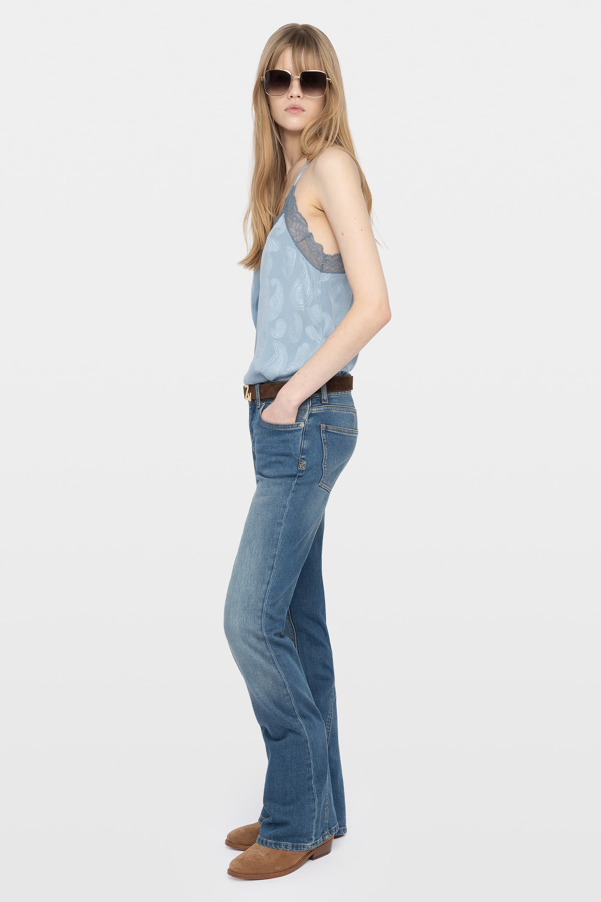 Christy Paisley Silk Camisole